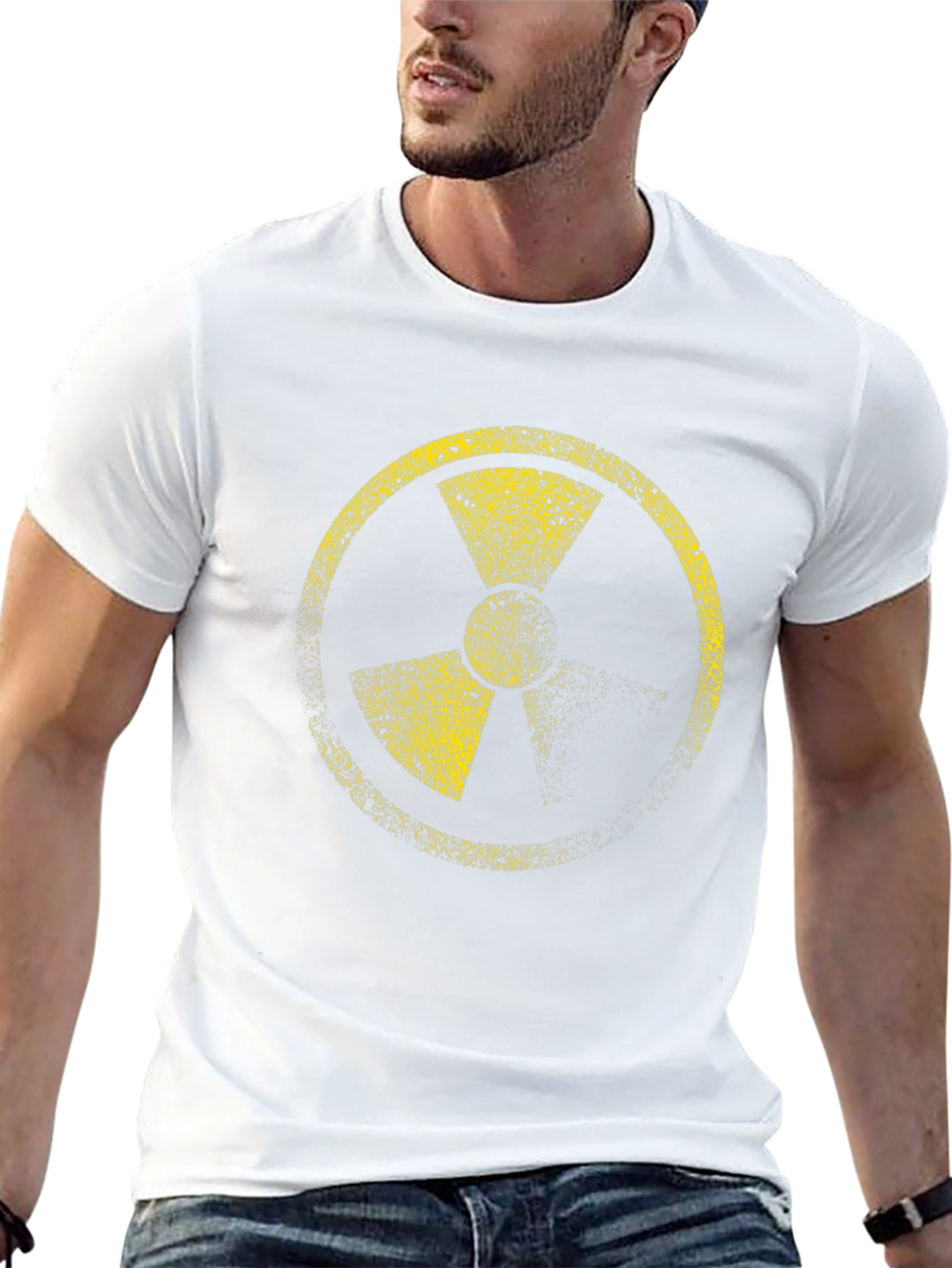 Radioactive Symbol Graphic Black T-Shirt