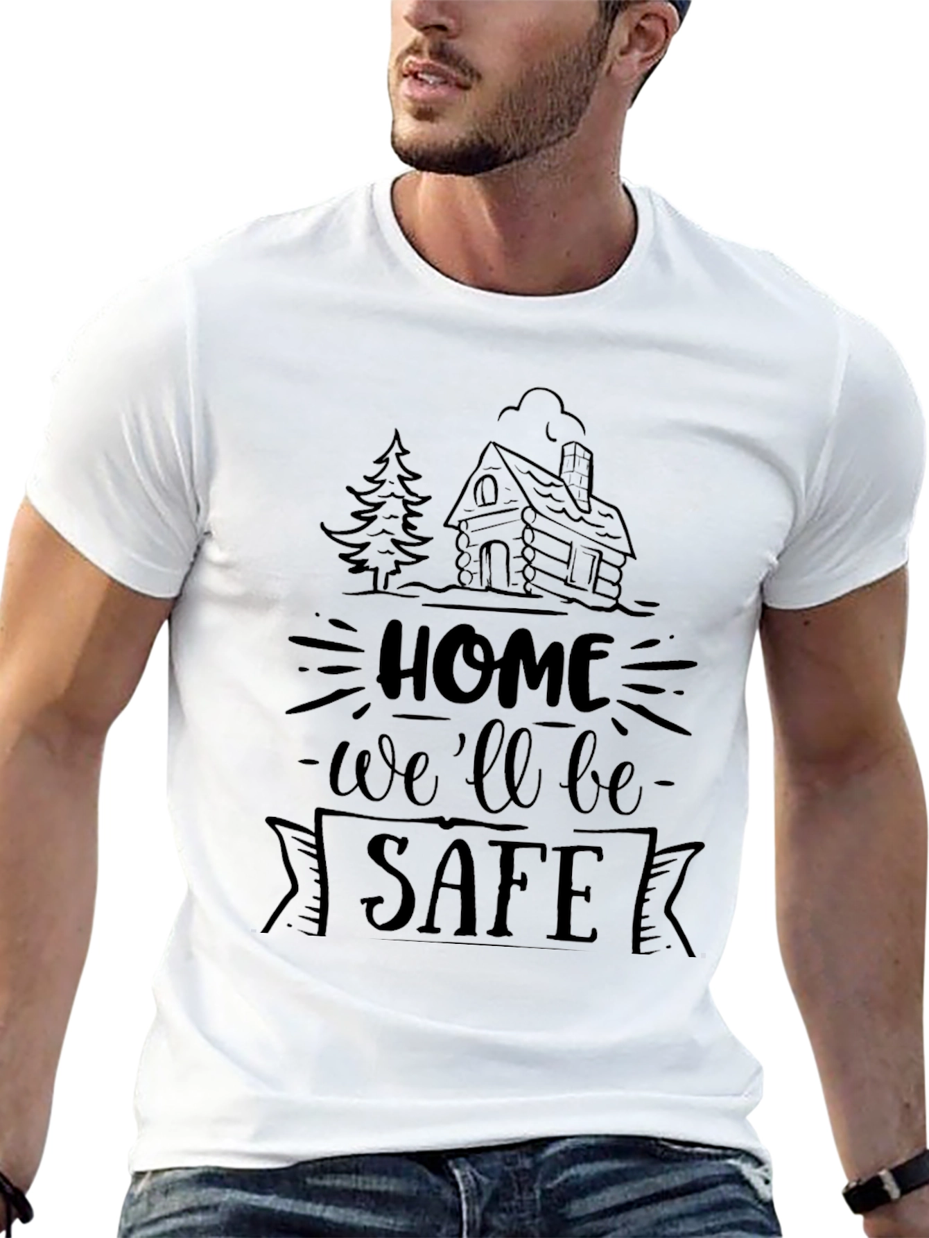 Home Well Be Safe Graphic Tee