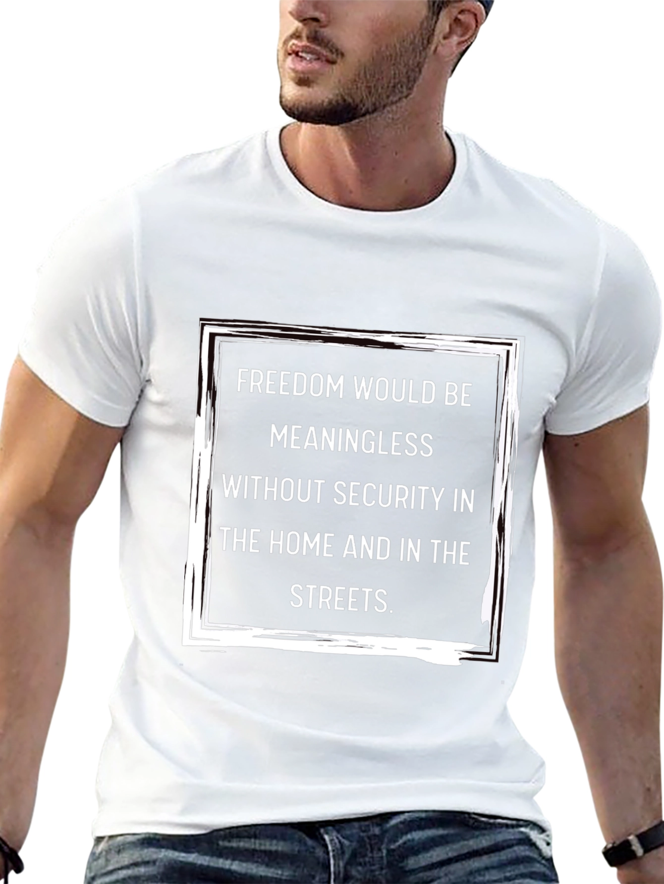 Freedom & Security Graphic T-Shirt - Menswear