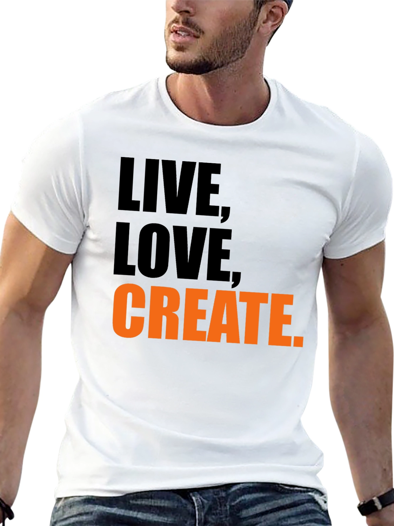 Live Love Create. Graphic Tee