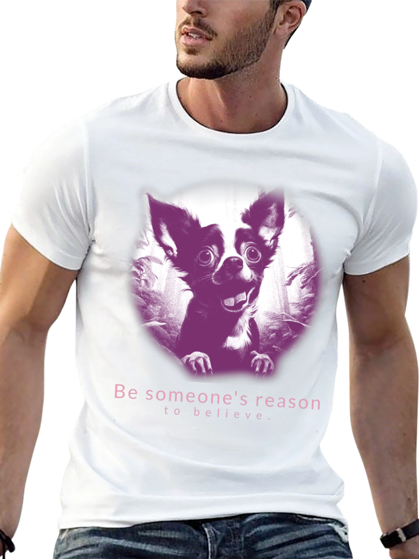 Dog Believe Graphic Tee