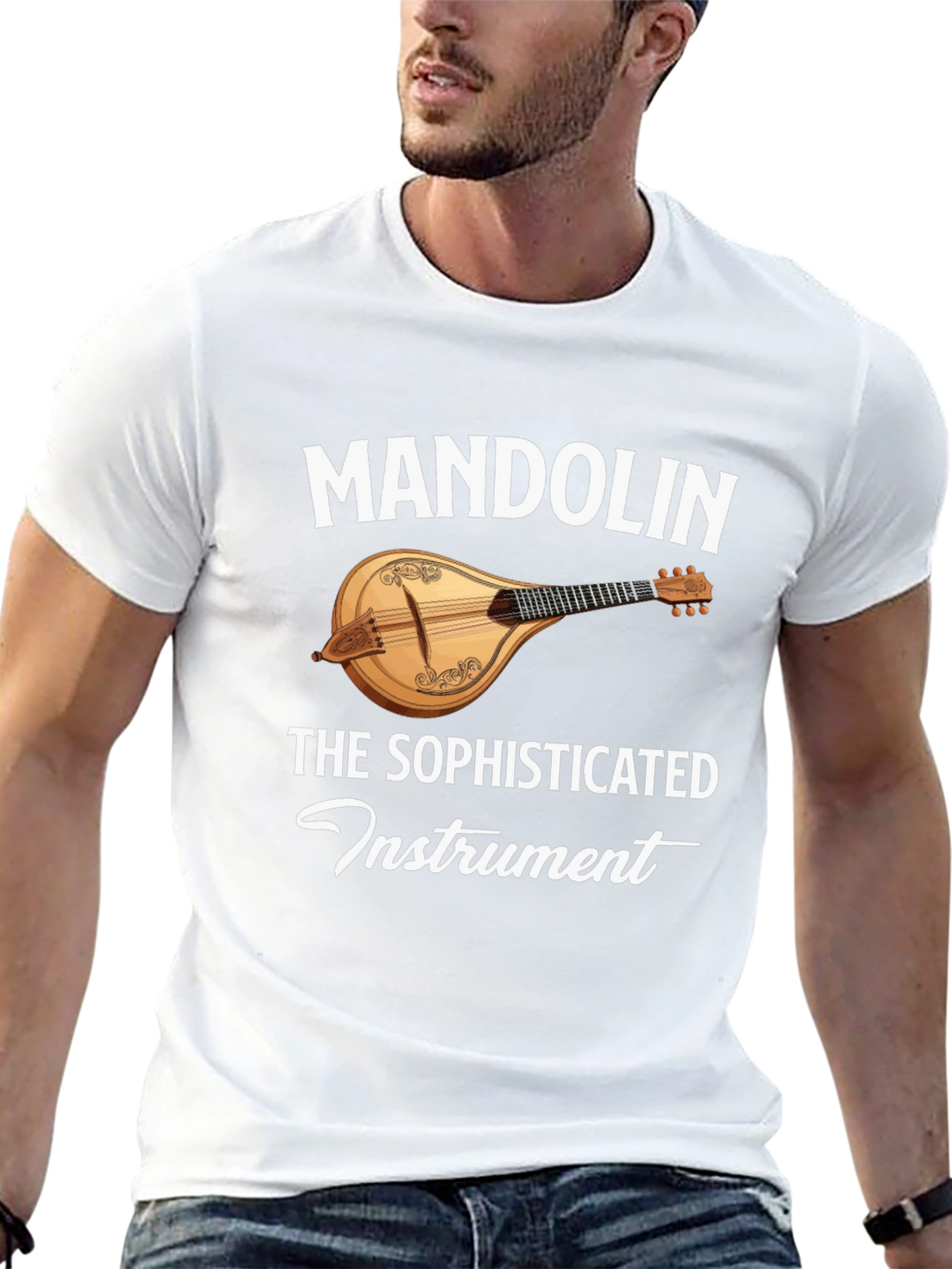 Mandolin Instrument Graphic Tee - Sophisticated Musicians T-Shirt