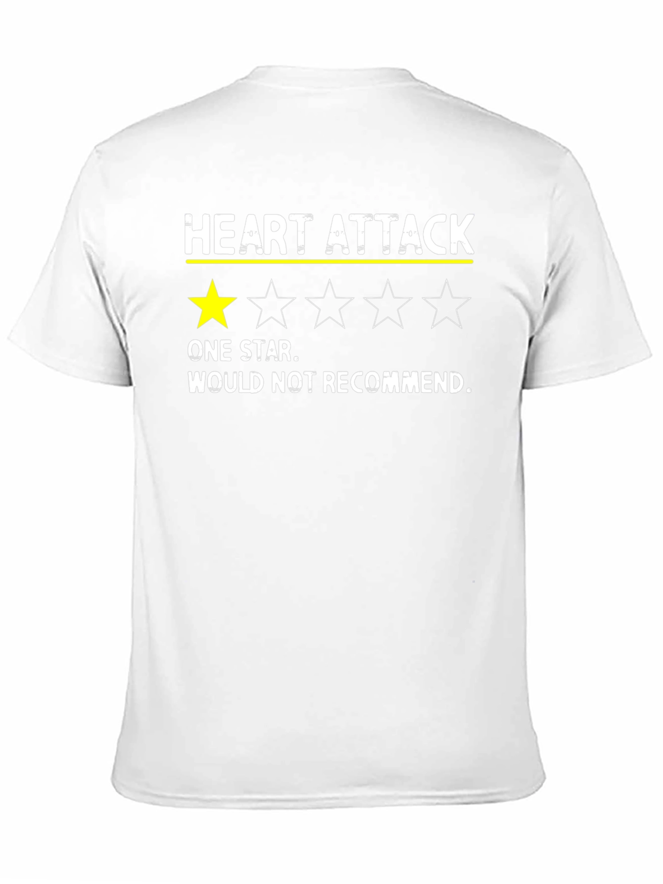 Heart Attack One Star Funny T-Shirt