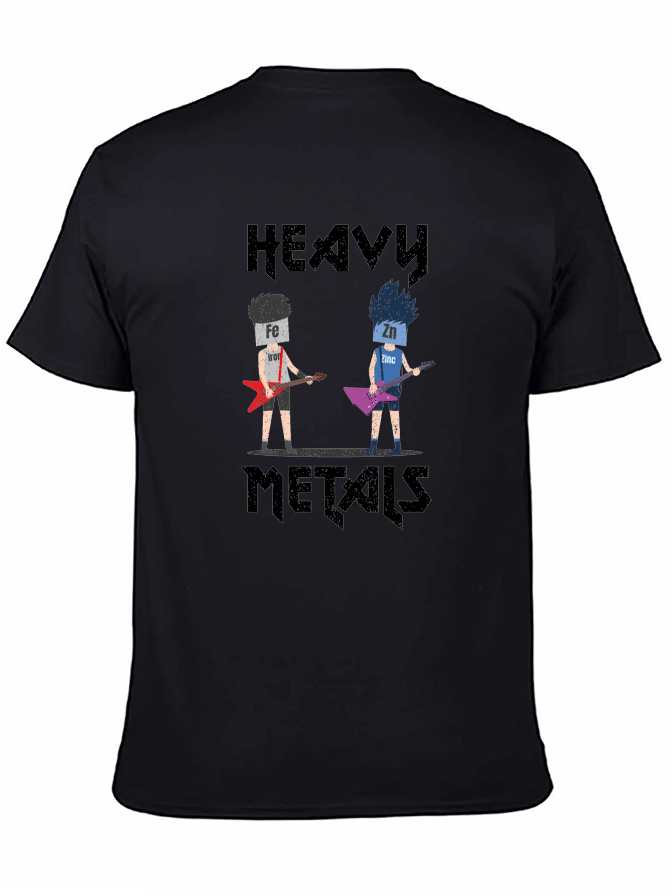 Heavy Metals T-Shirt - Rock Band Periodic Table