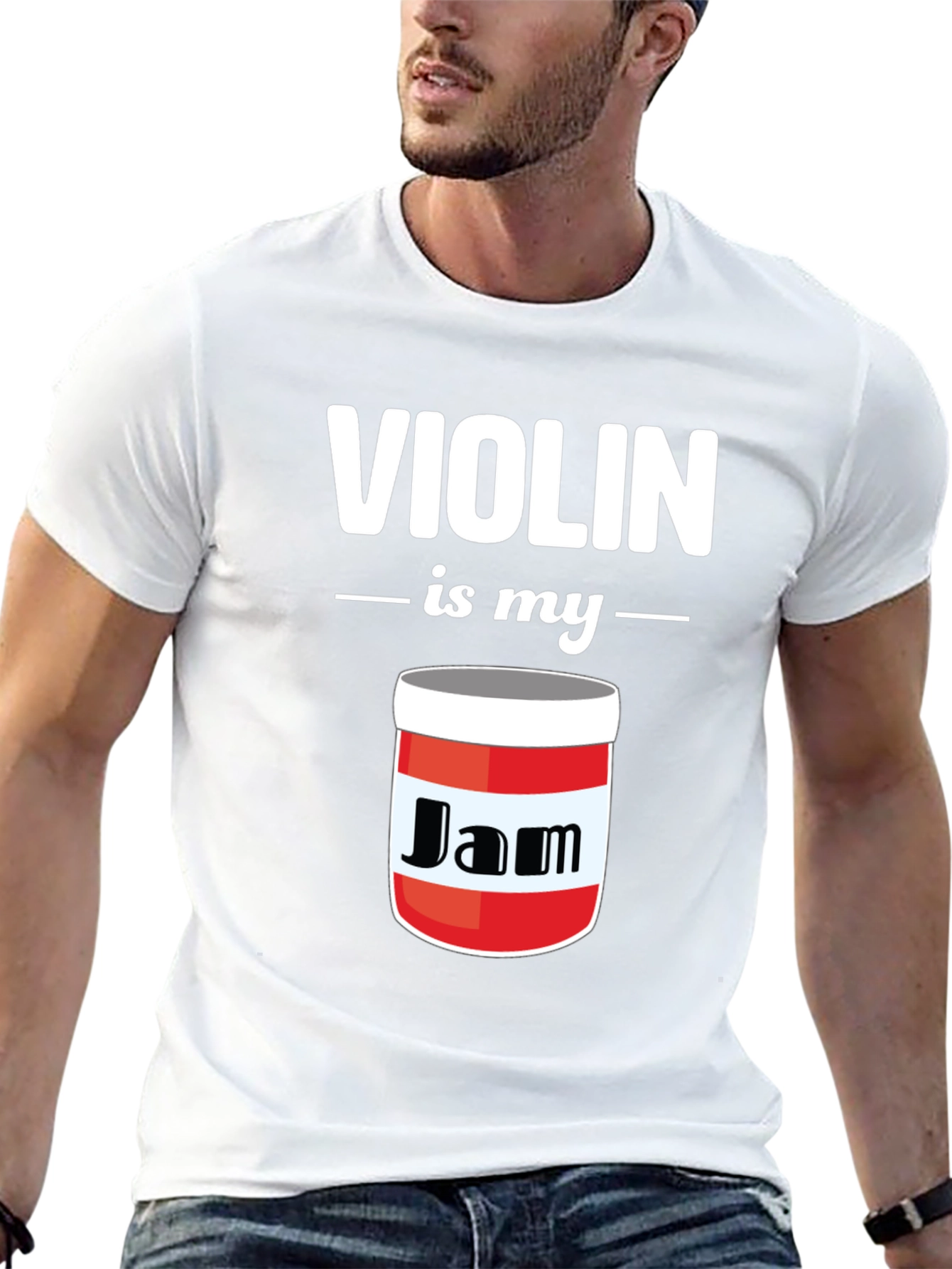 Violin is my Jam Graphic Tee | Musician T-Shirt