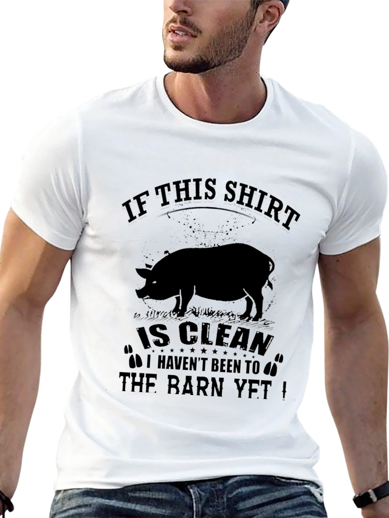 Funny Pig T-Shirt: If This Shirt Is Clean...