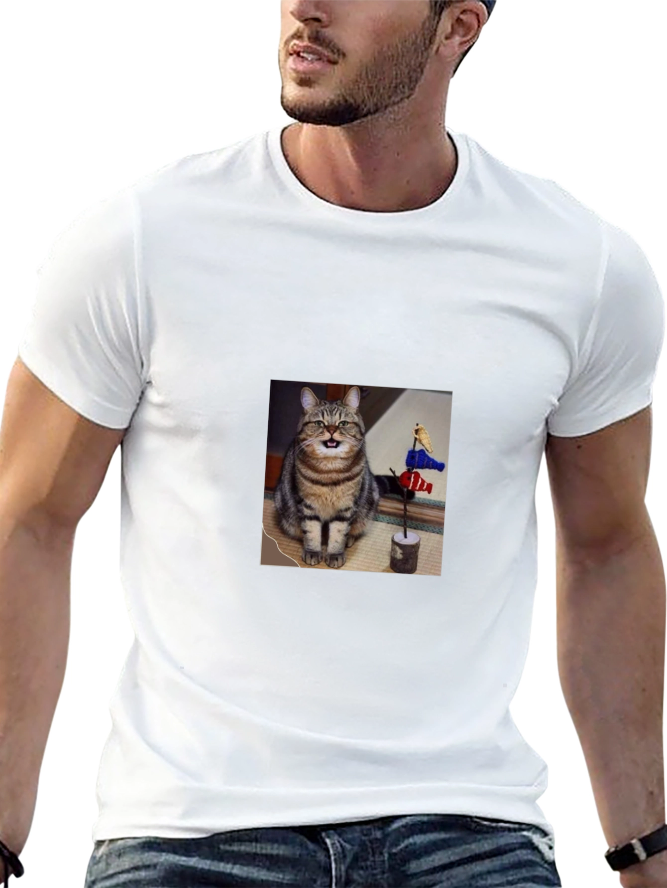 Cat Lover T-Shirt: Cute Tabby Design