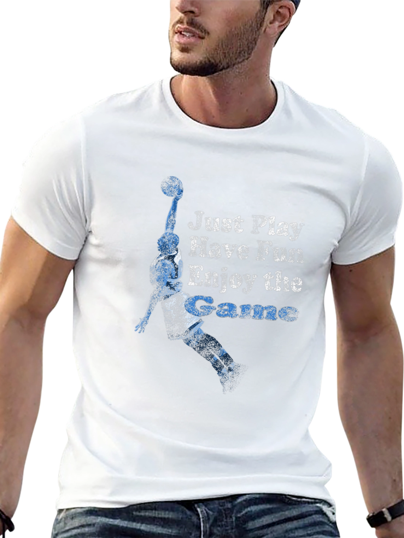 Basketball Graphic Tee - Just Play Have Fun
