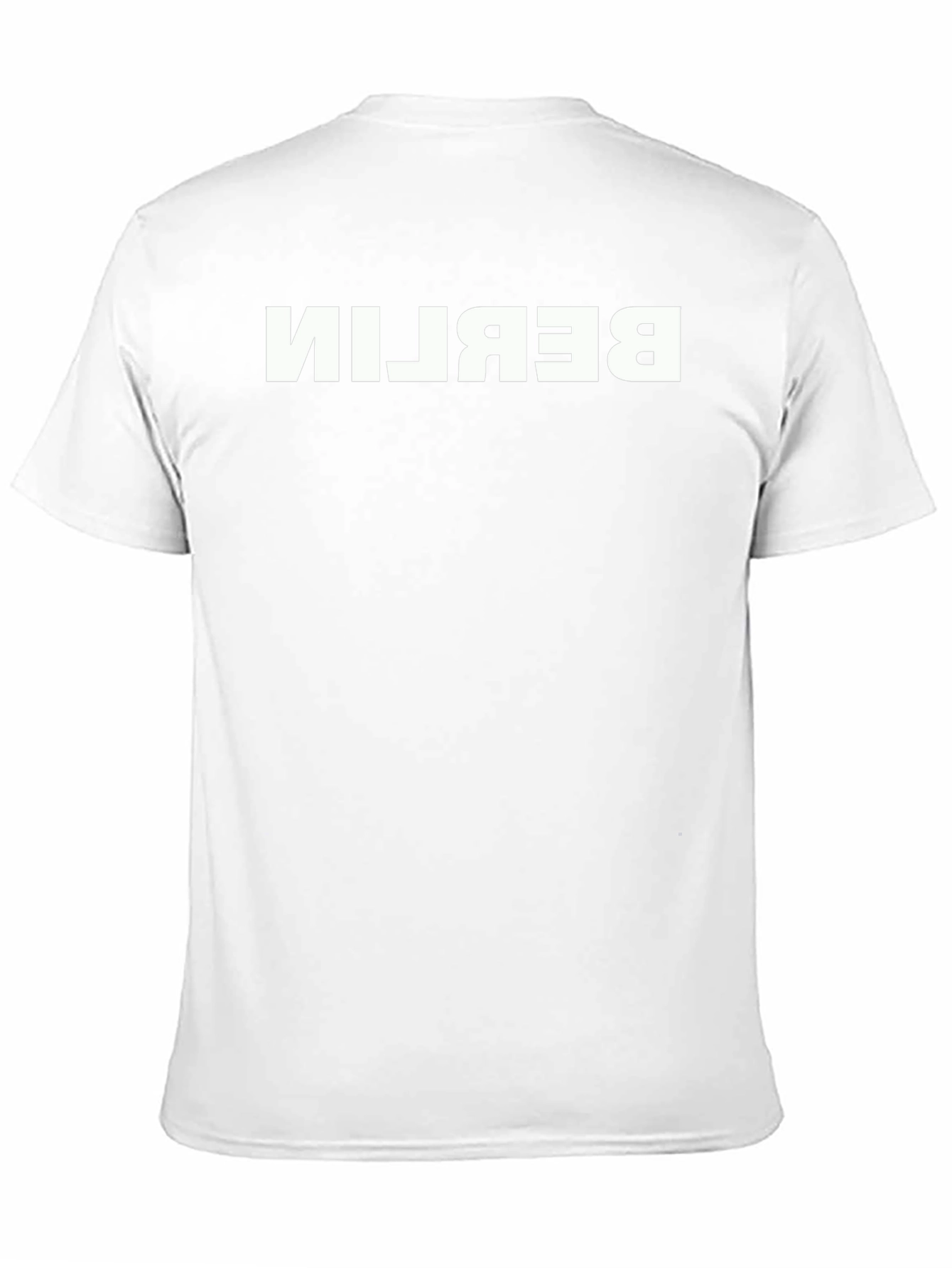 Berlin Reversed Graphic Tee - Stylish Black Cotton T-Shirt