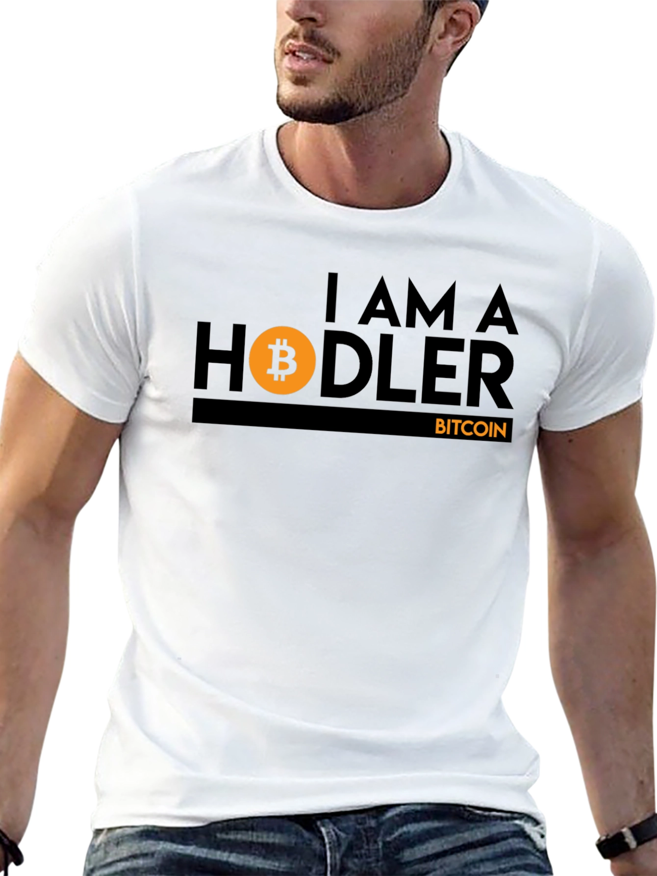 Bitcoin HODLer Black T-Shirt Crypto