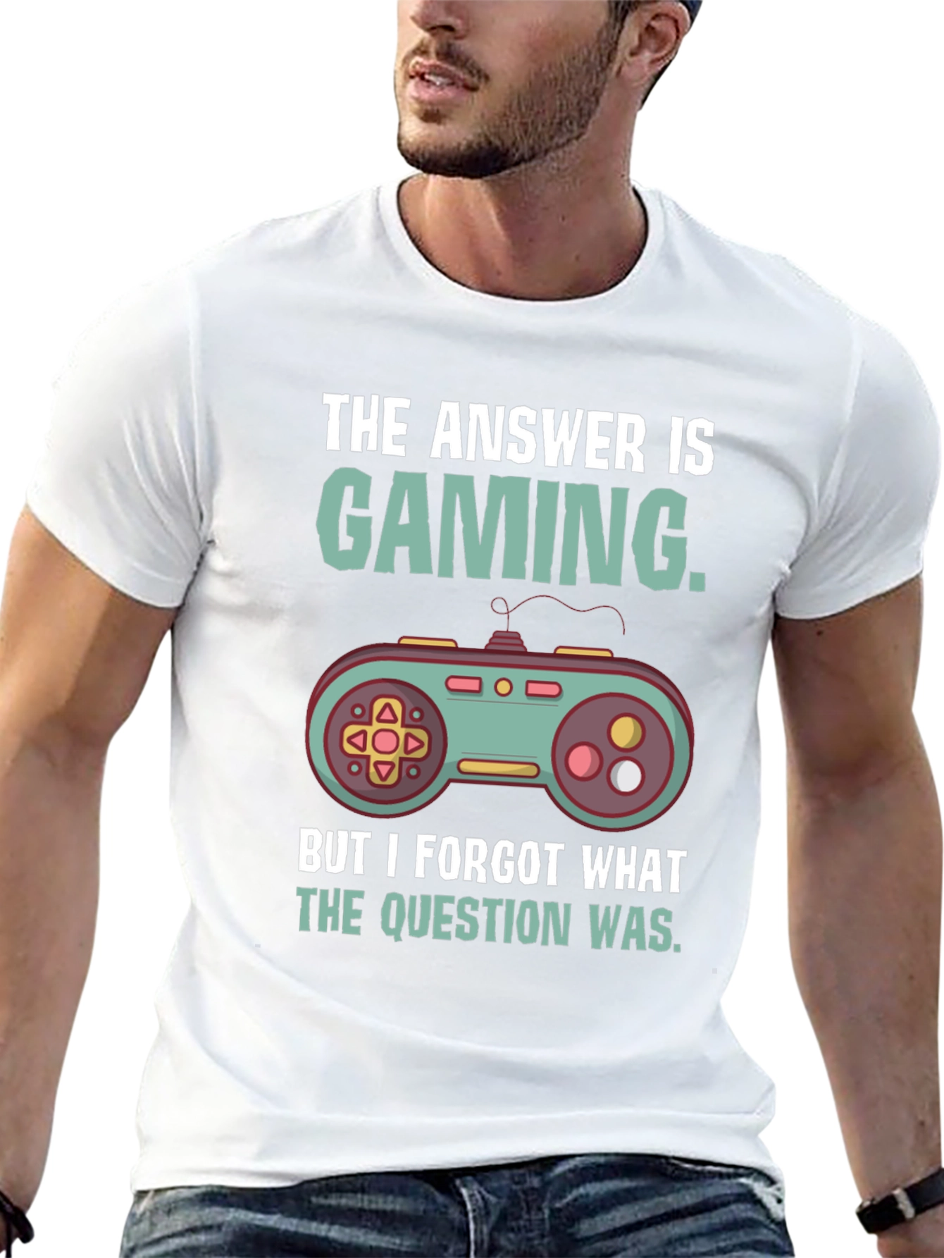 Gaming T-Shirt: The Answer is Gaming