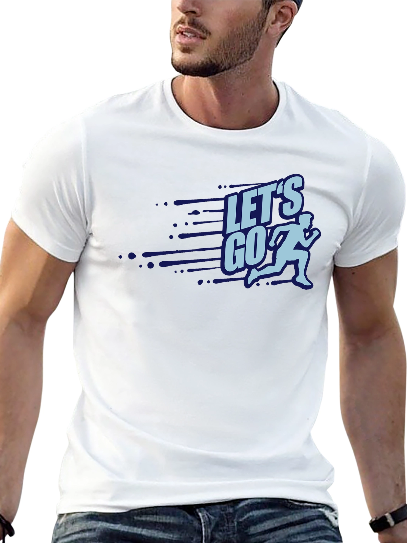 Lets Go Graphic Tee - Active Lifestyle Shirt