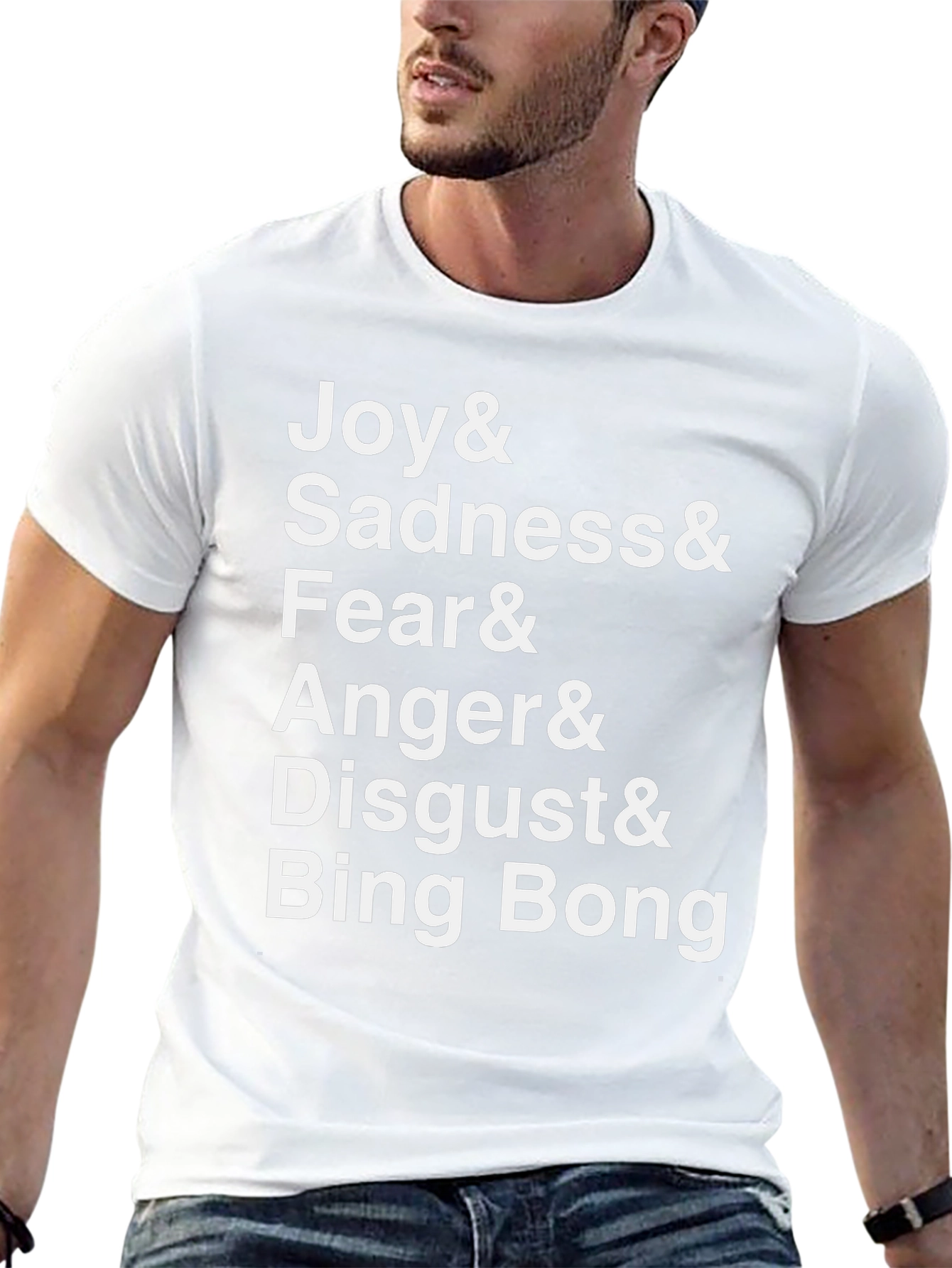 Joy Sadness Fear Anger Disgust Bing Bong Black T-Shirt