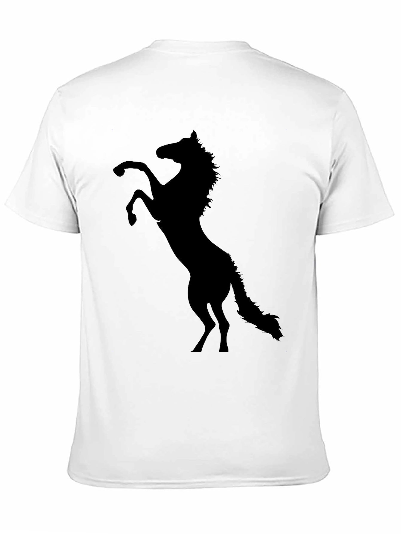Black Horse Silhouette Graphic Tee