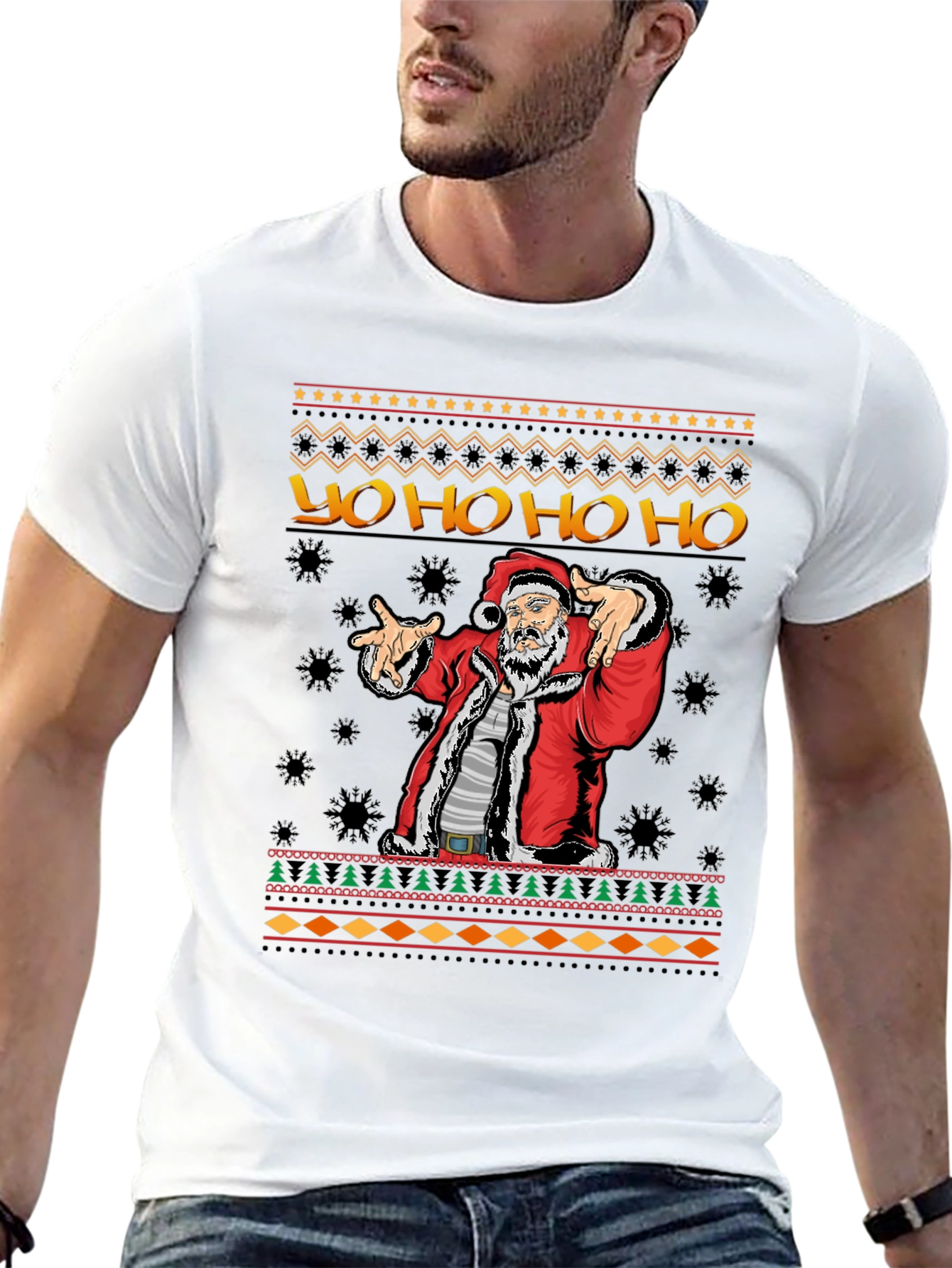 Yo Ho Ho Santa Graphic Tee