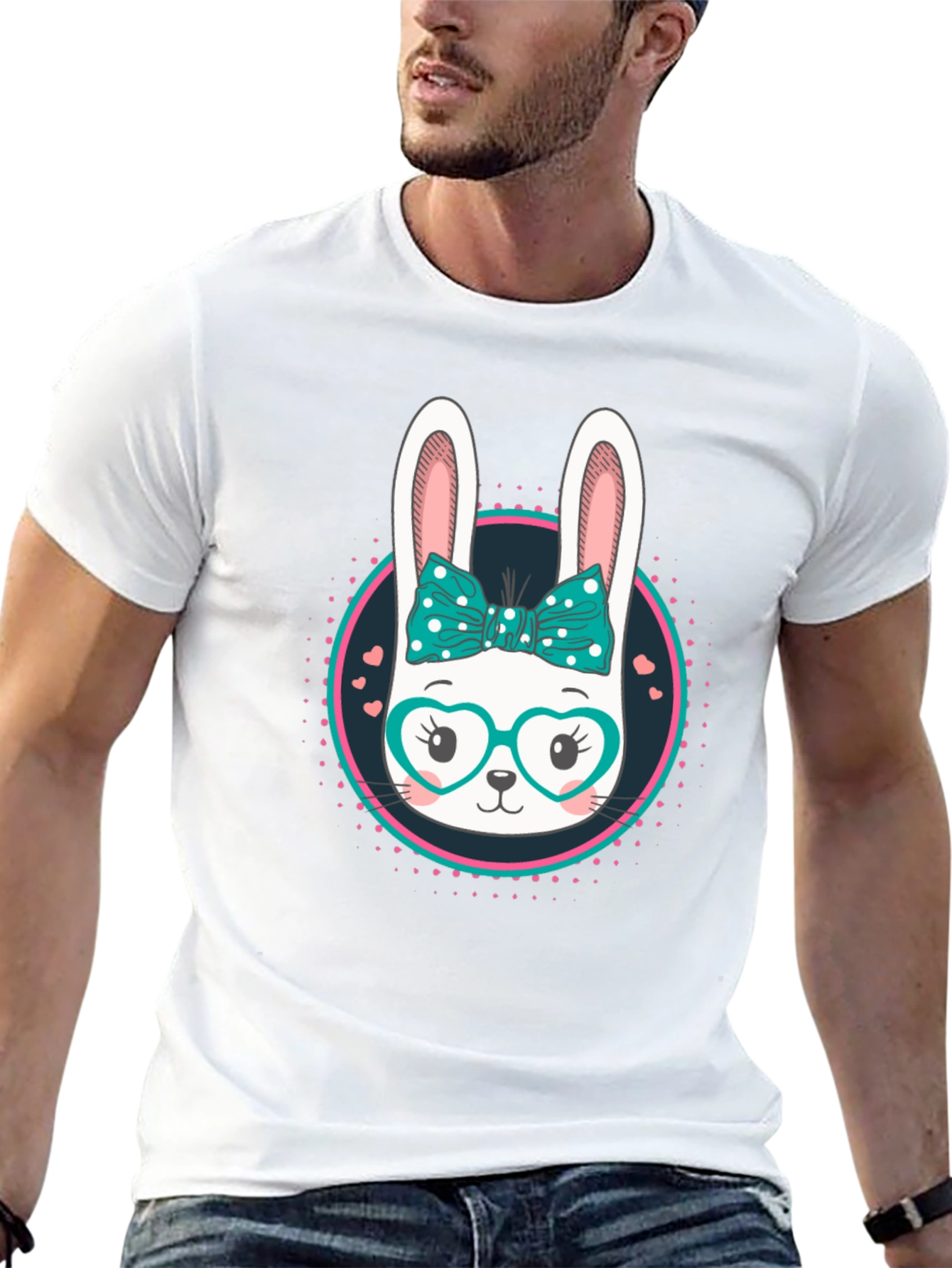 Bunny Love T-Shirt - Cute Rabbit Design