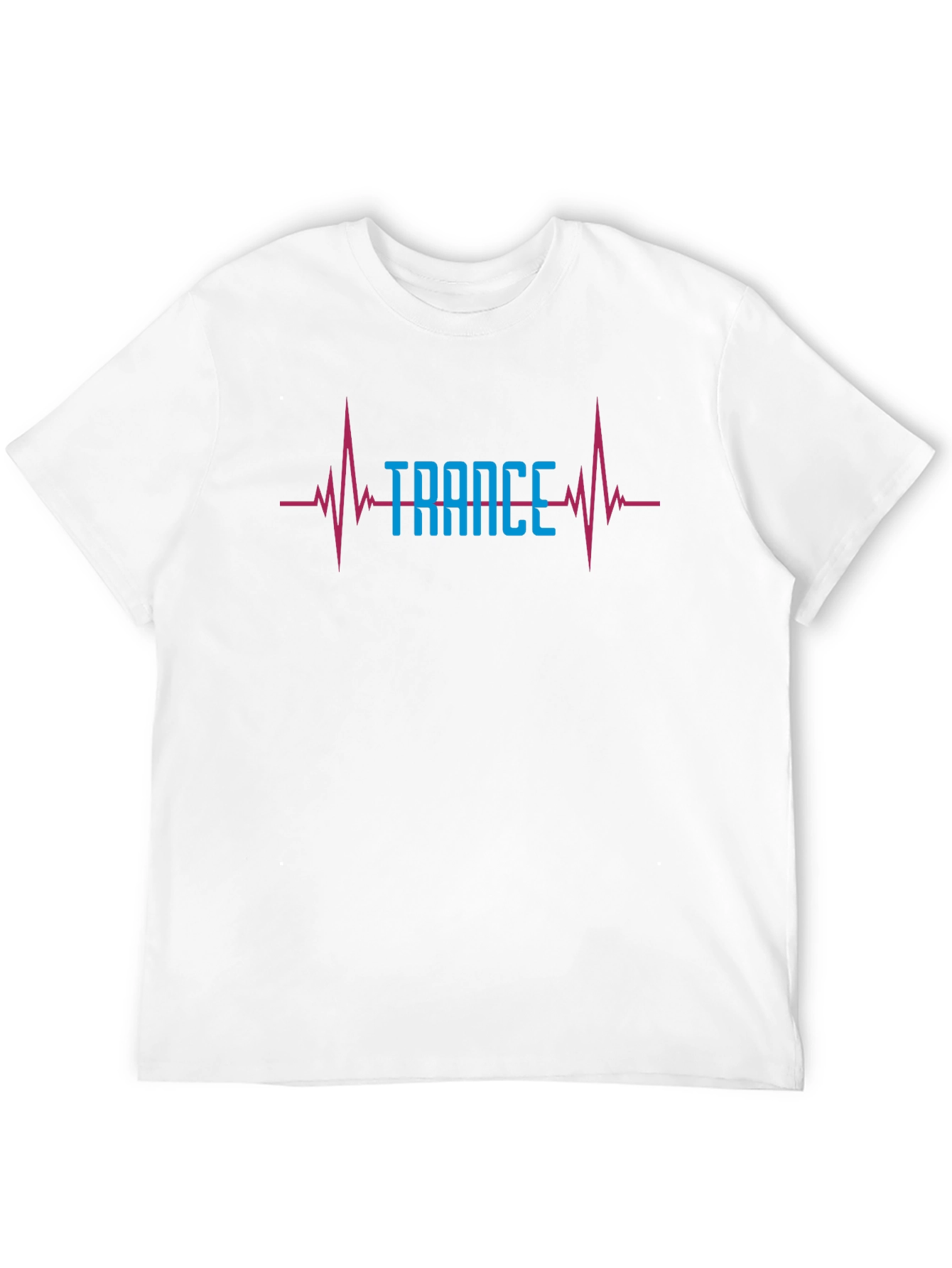 Trance Music Heartbeat T-Shirt - EDM Rave Festival Tee