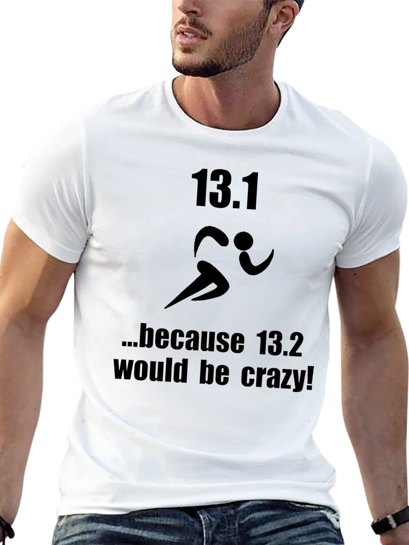 Funny 13.1 Marathon Runner T-Shirt