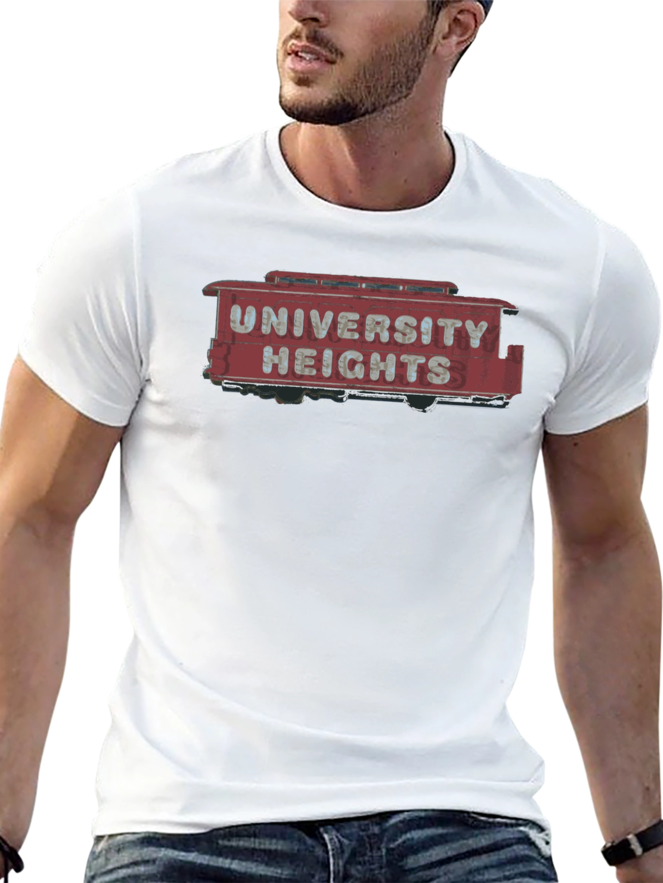 University Heights Retro Sign T-Shirt