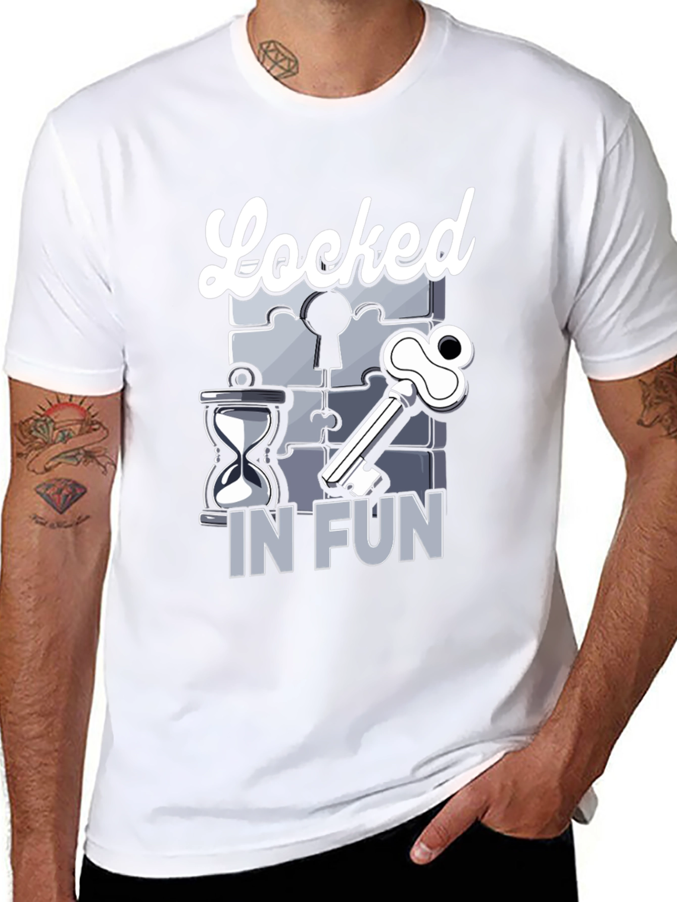 Locked In Fun Graphic Tee