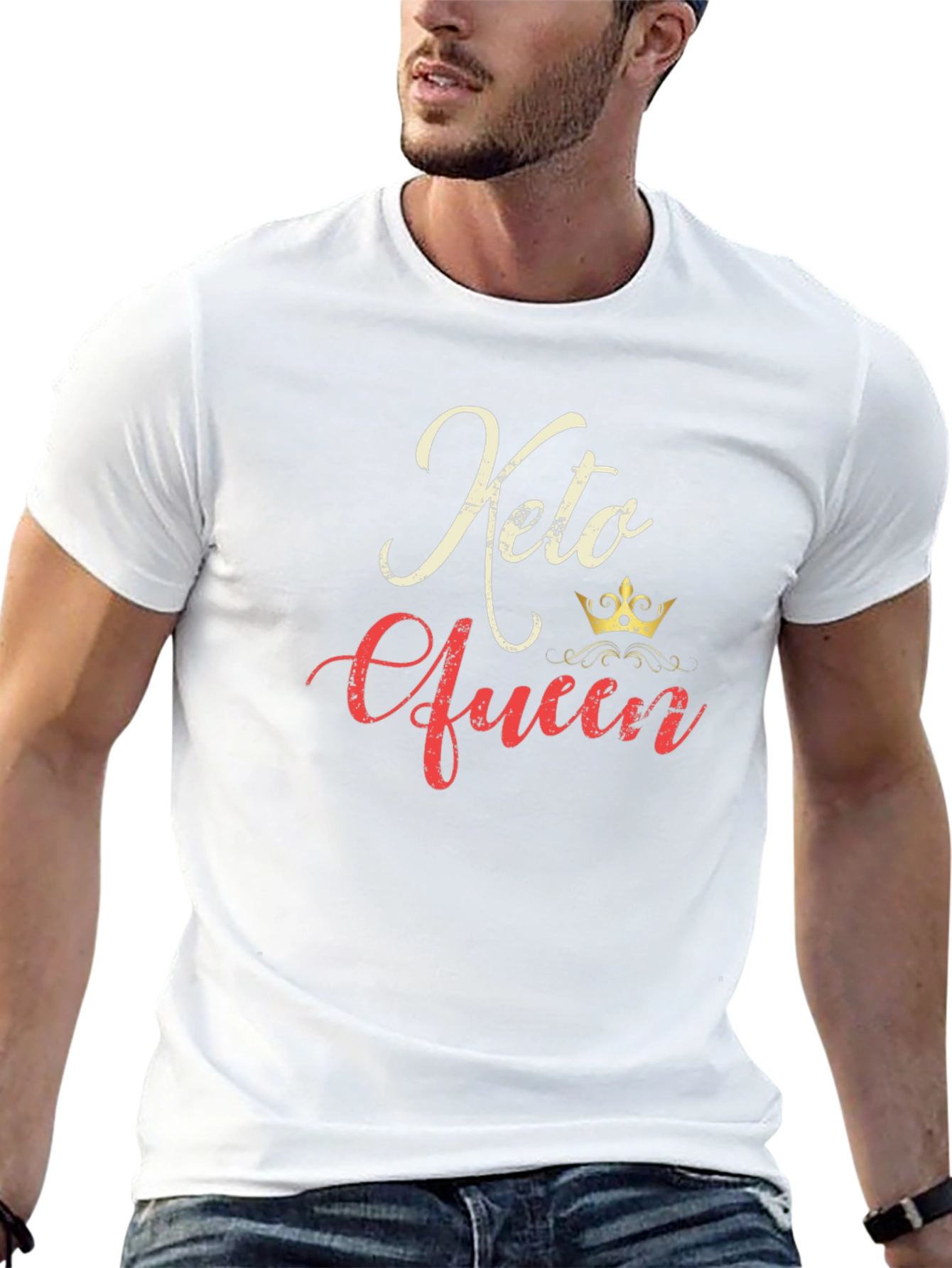 Keto Queen Graphic T-Shirt - Black