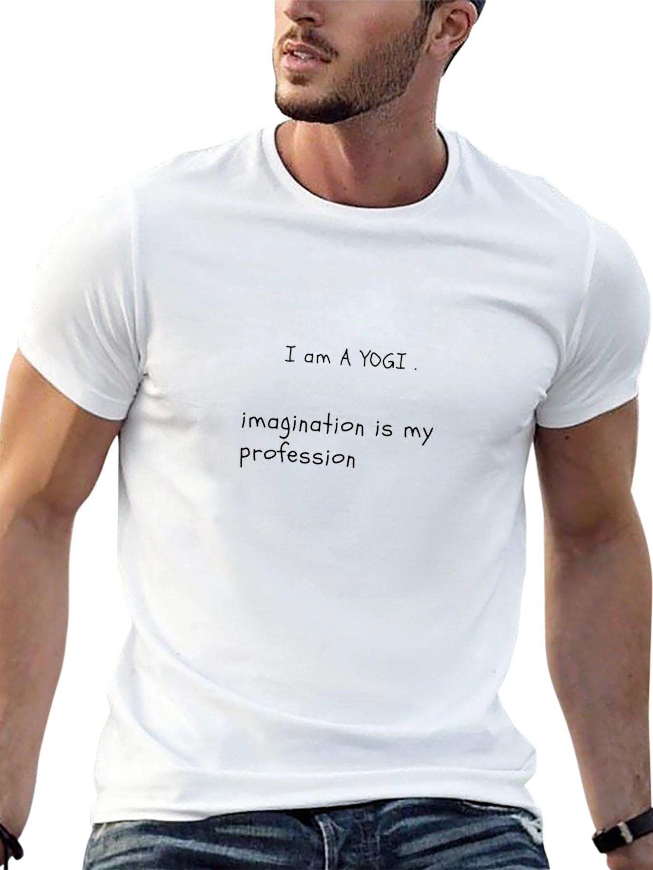 I Am A Yogi Black T-Shirt