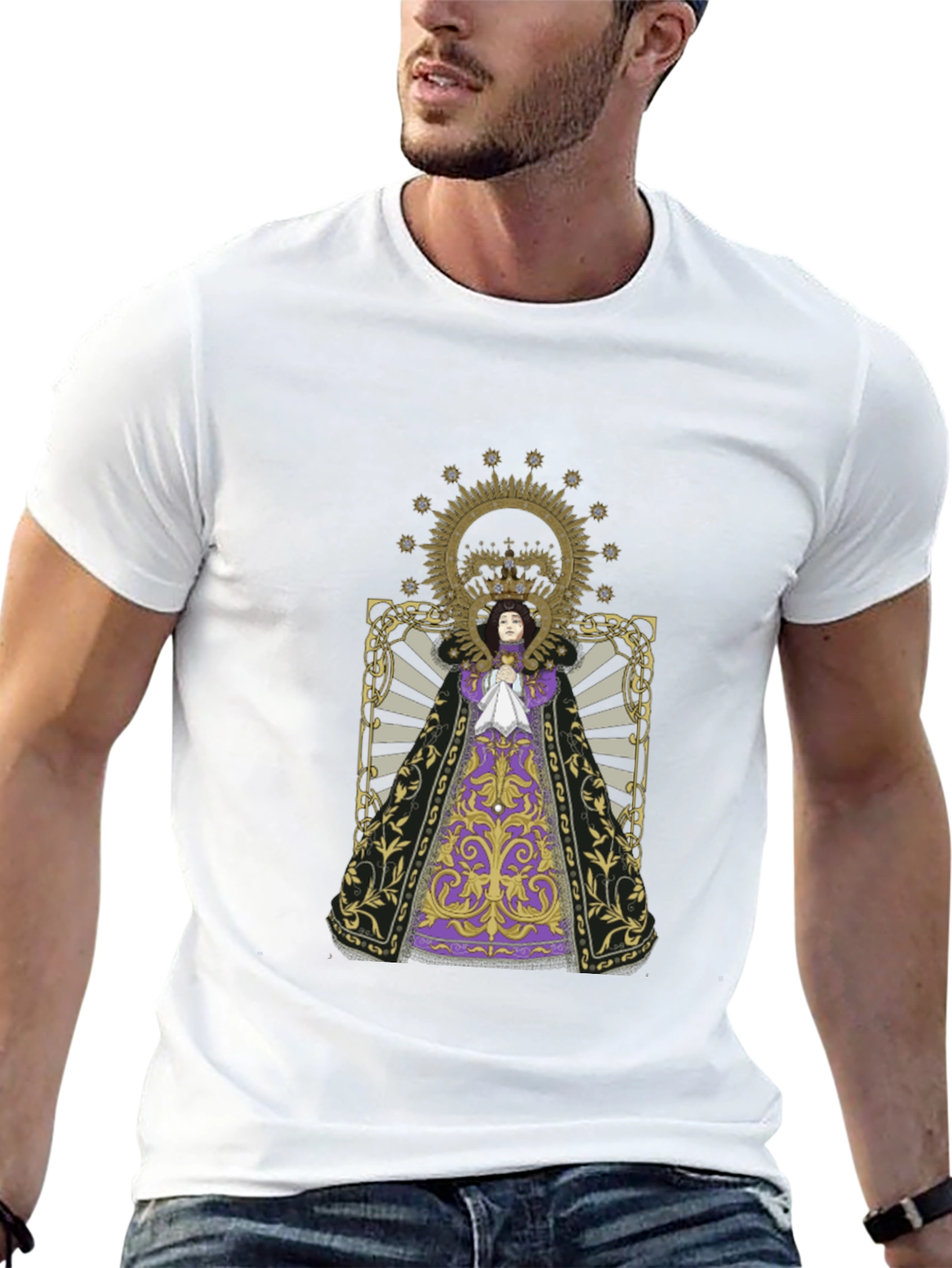 Religious Art Black T-Shirt