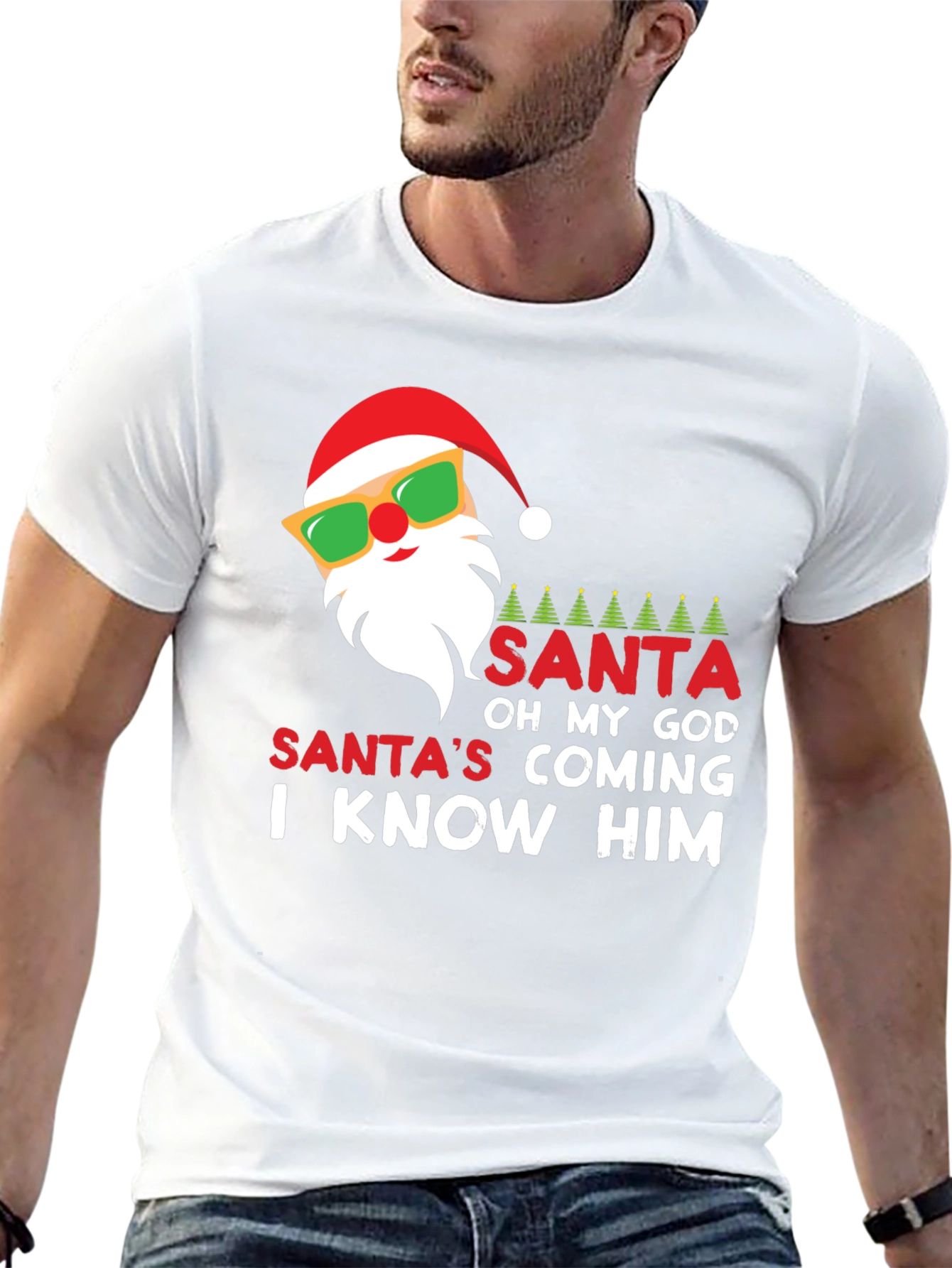 Funny Santas Coming! T-Shirt