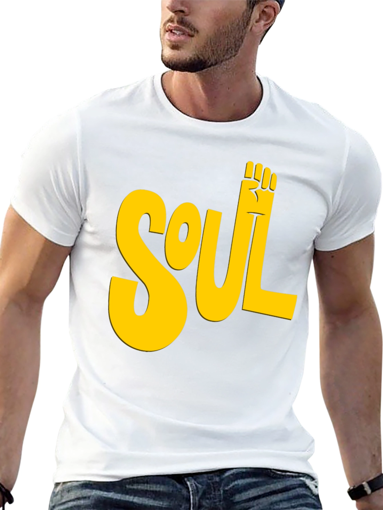 Soul Power Fist T-Shirt - Black