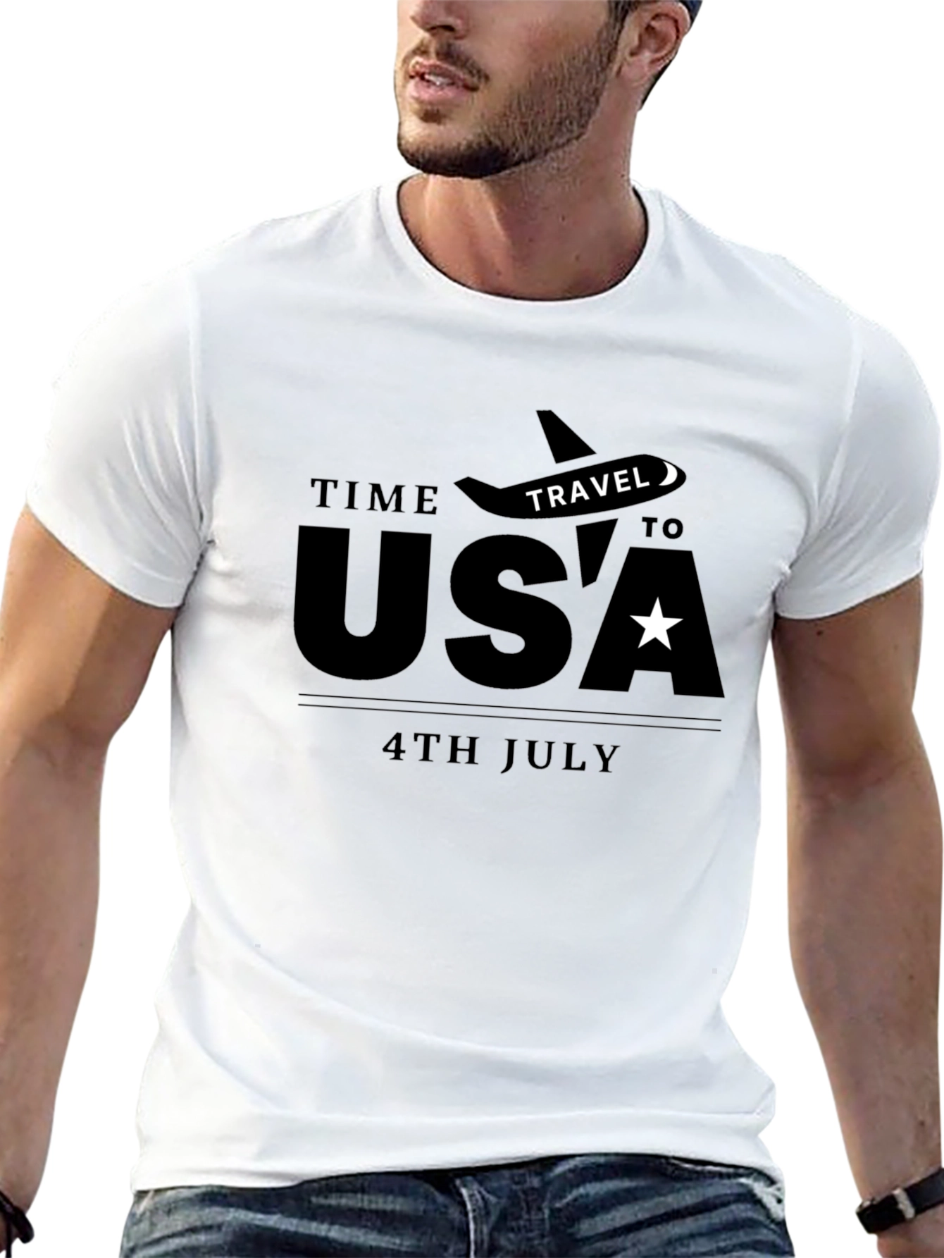 Time to Travel USA T-Shirt 4th of July