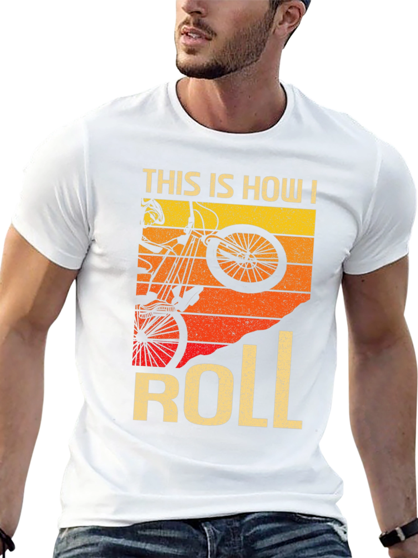 This Is How I Roll Retro Biker T-Shirt