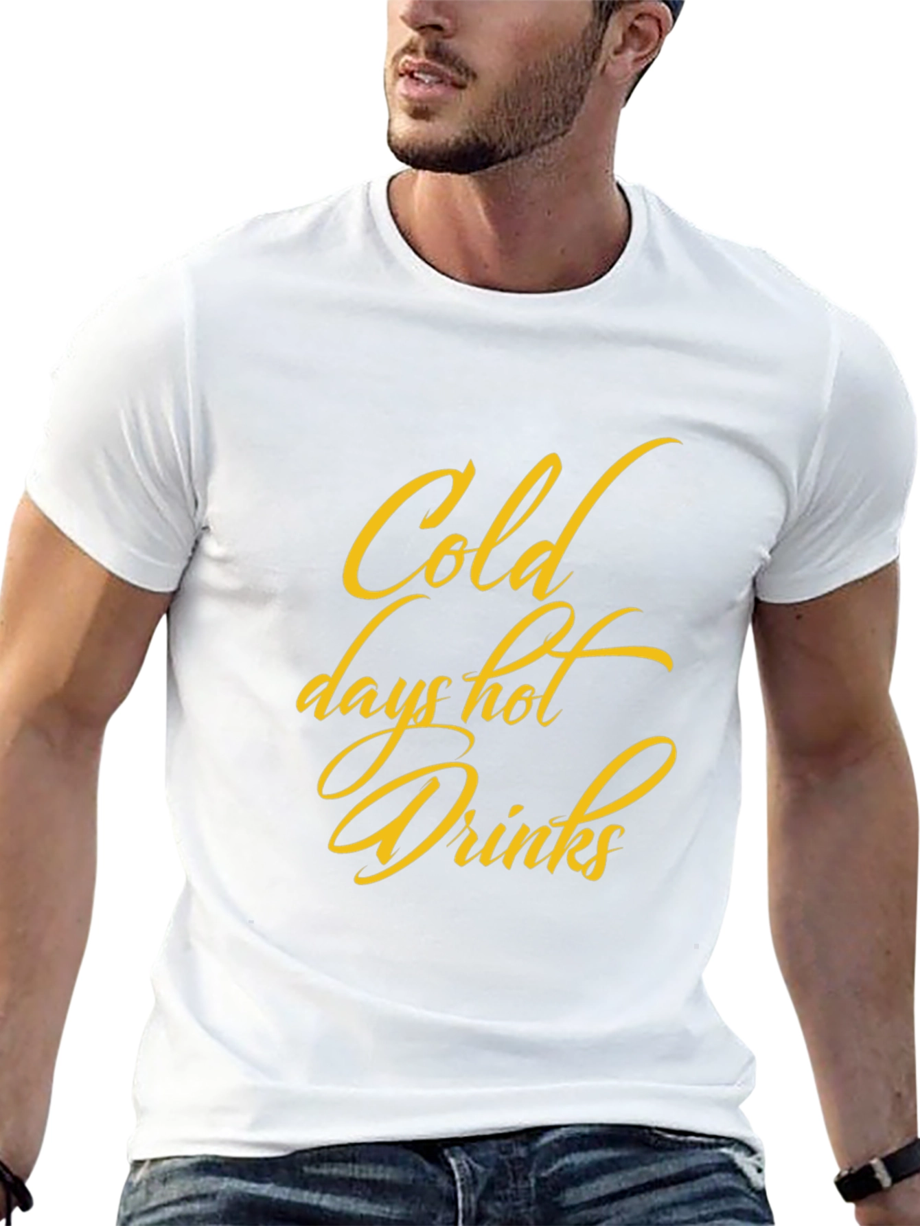 Cold Days Hot Drinks Graphic Tee