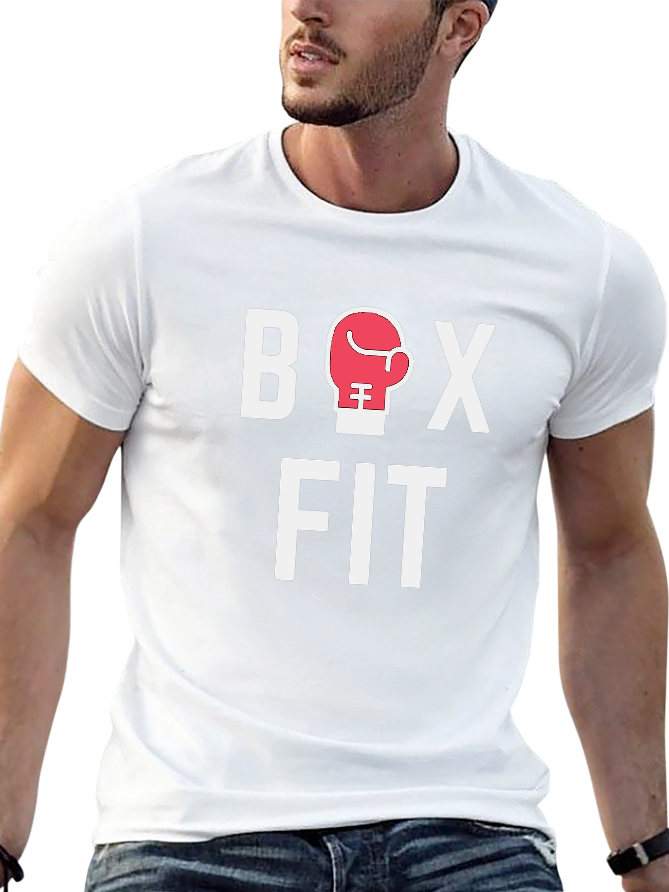Box Fit Black T-Shirt