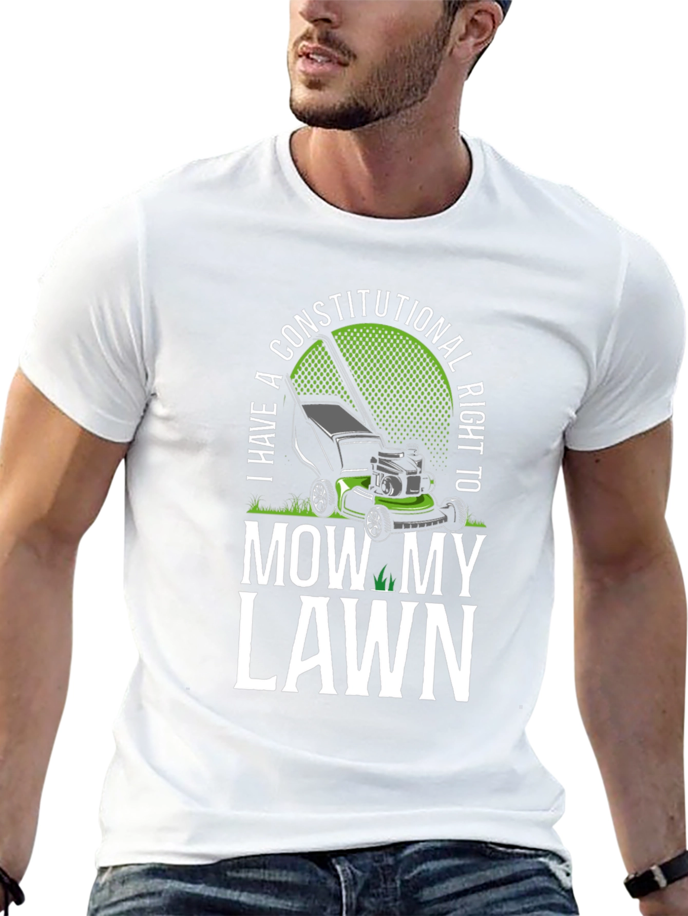 Funny Constitutional Right to Mow My Lawn T-Shirt