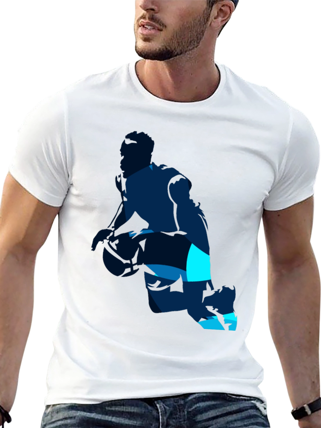 Cool Blue Graphic Tee