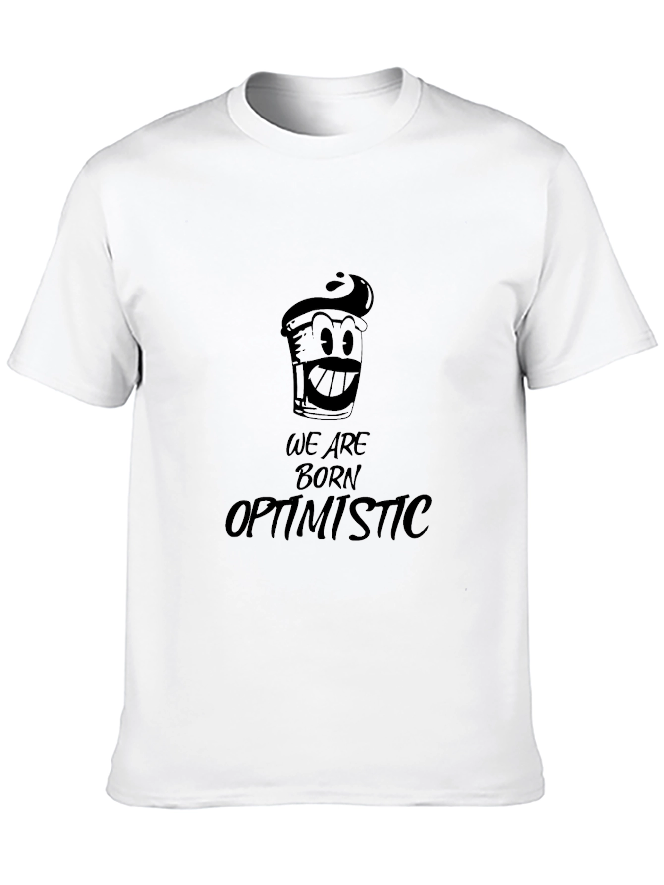 Optimistic Graphic Black T-Shirt