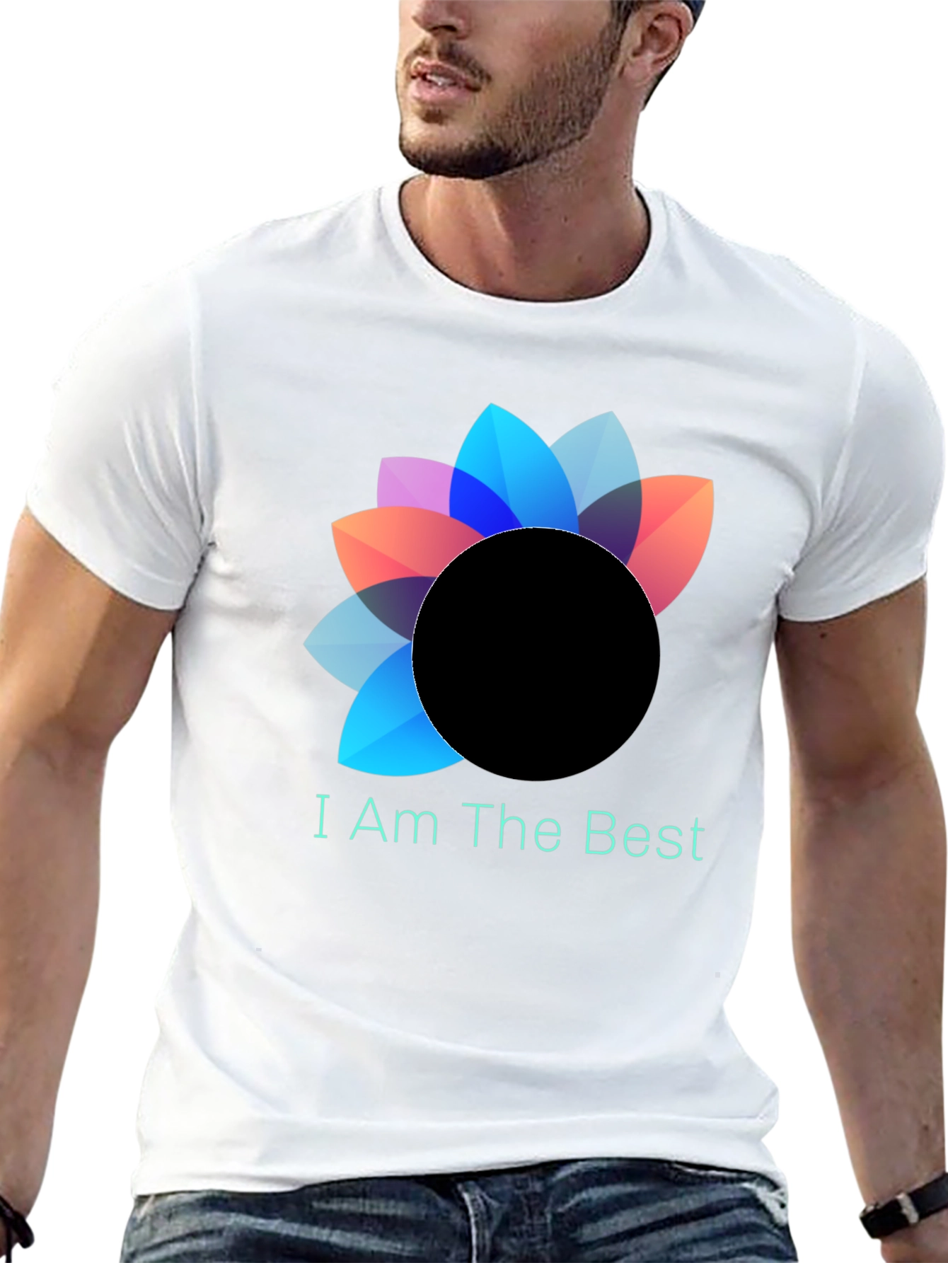 I Am The Best Graphic Tee - Black
