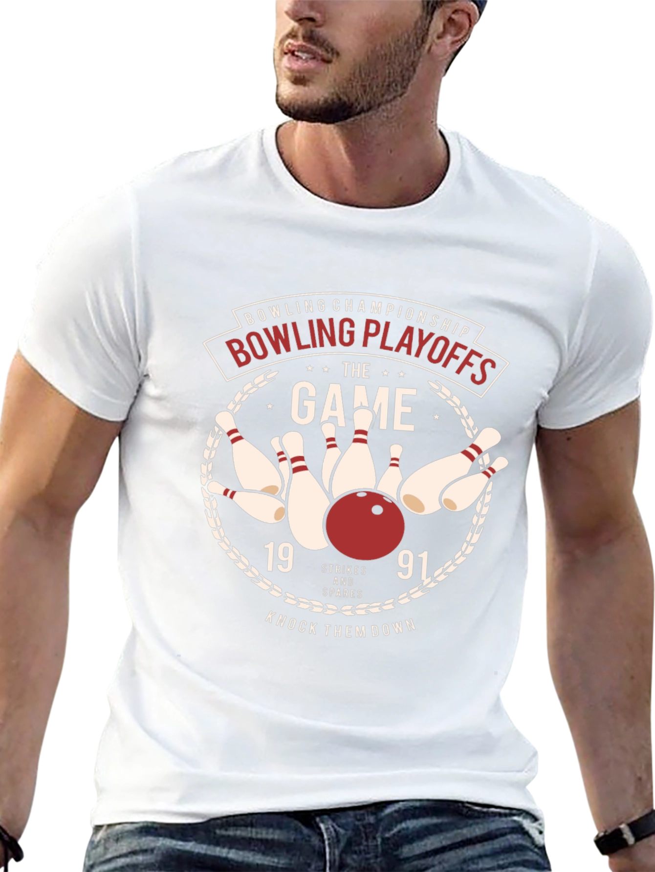 Bowling Playoffs Graphic T-Shirt