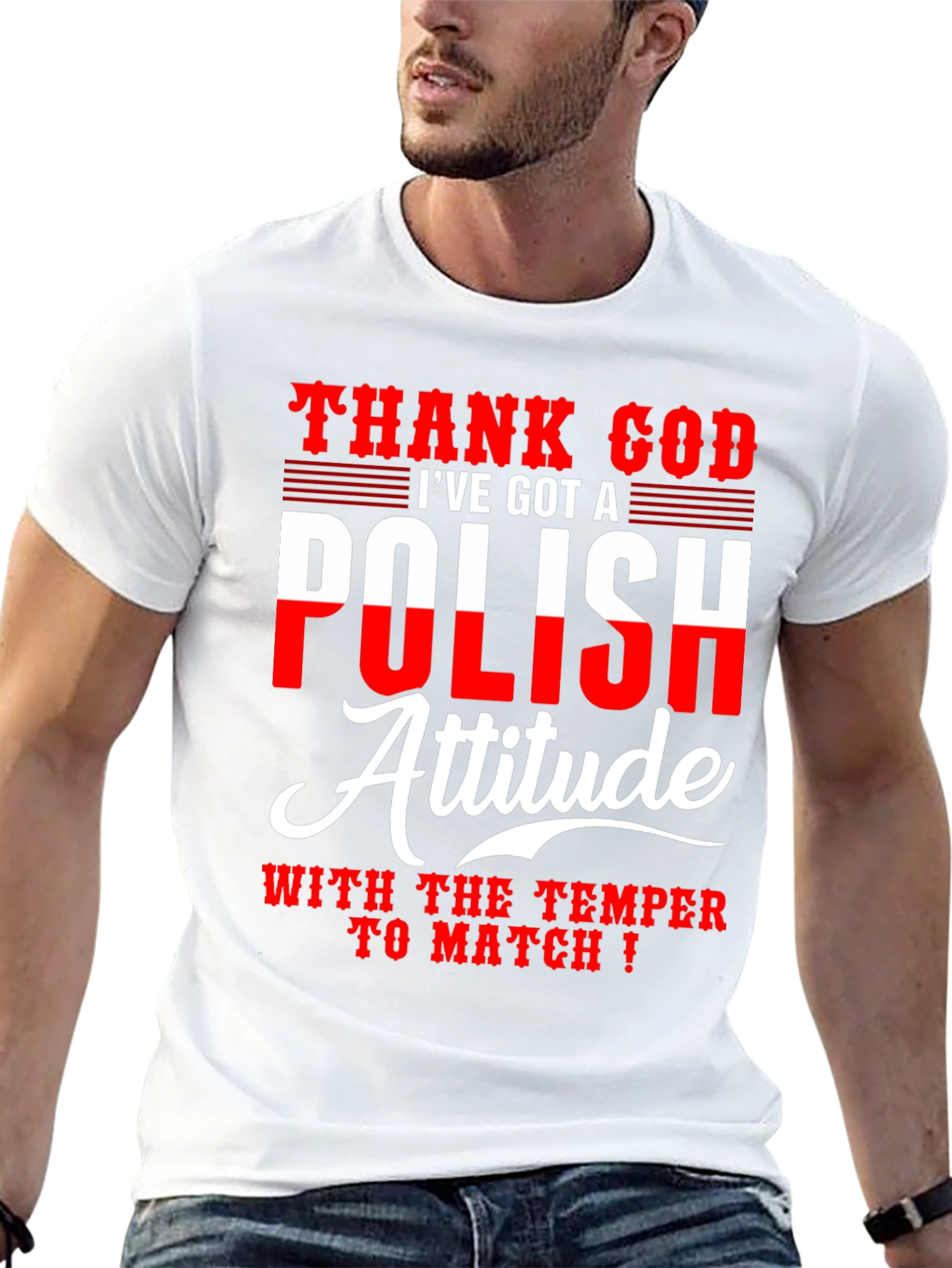 Polish Attitude T-Shirt - Novelty Graphic Tee