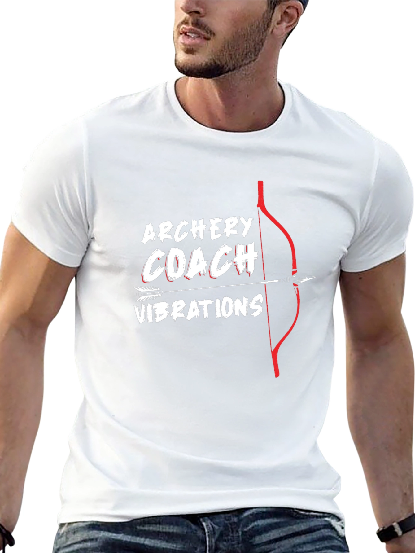 Archery Coach T-Shirt Arrow Bow Tee