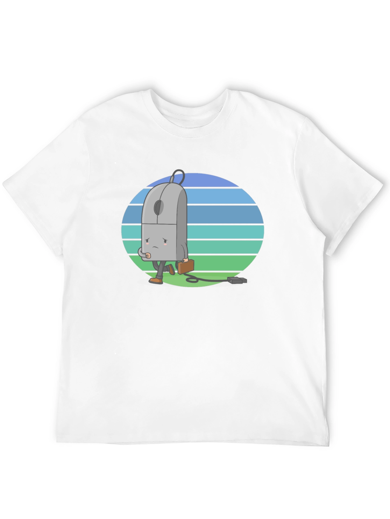 Computer Mouse Cartoon Graphic T-Shirt