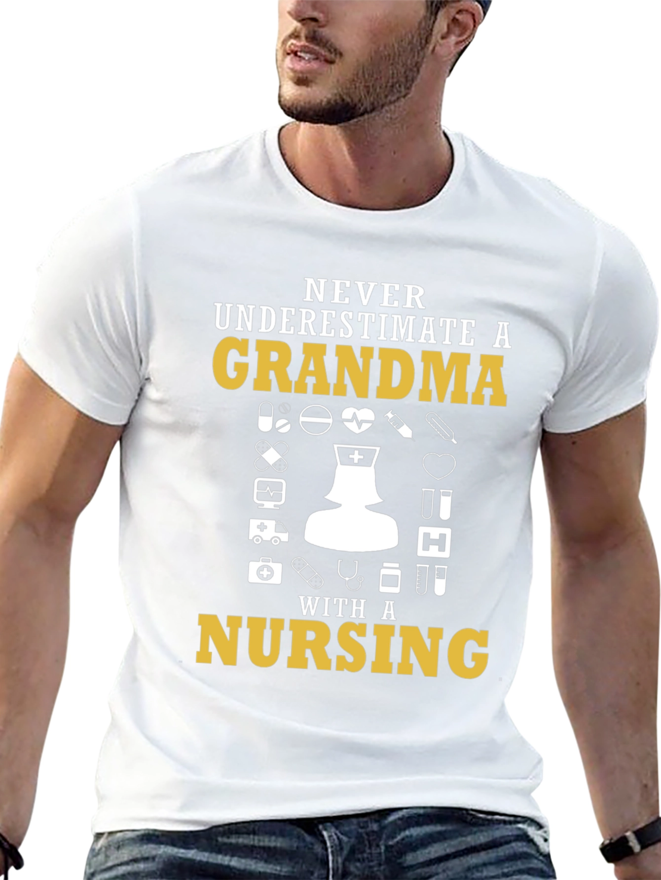 Grandma Nursing T-Shirt - Gift For Nurse