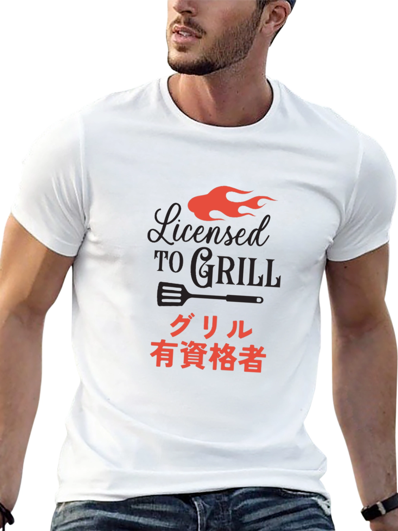 Licensed to Grill Graphic T-Shirt - Black
