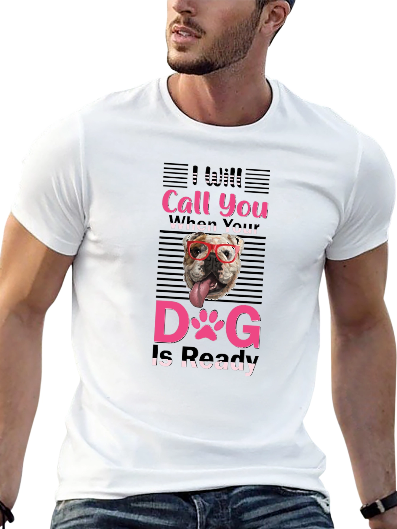 Funny Dog Ready T-Shirt