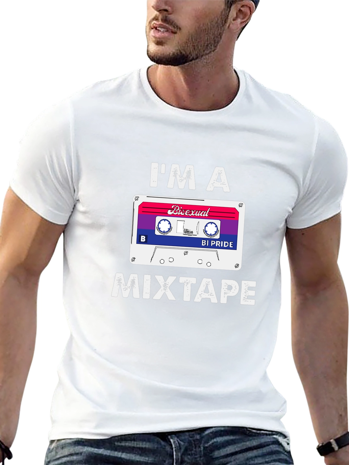 Bi Pride Mixtape T-Shirt