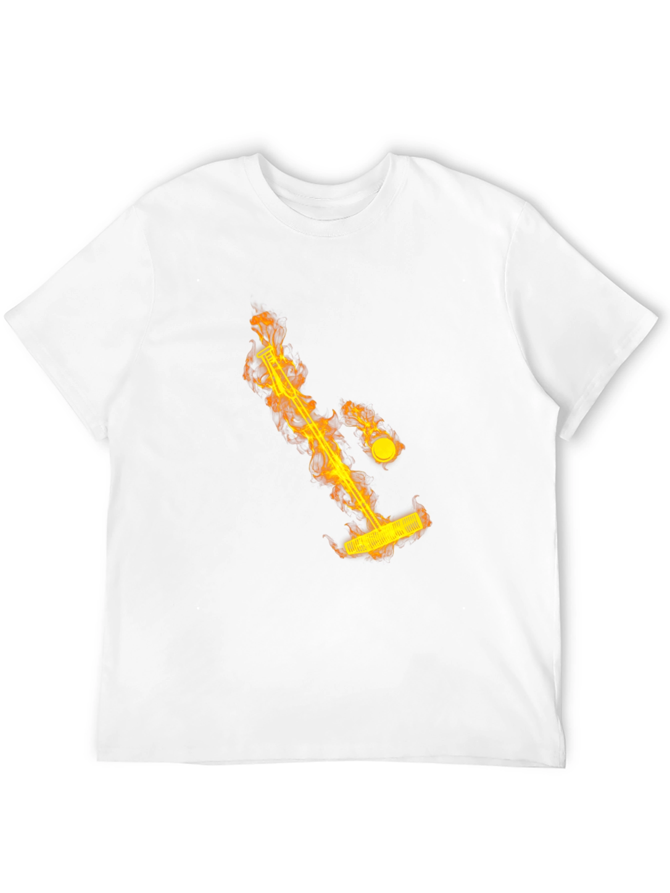 Flaming Mini Golf Tee Shirt - Unique Design