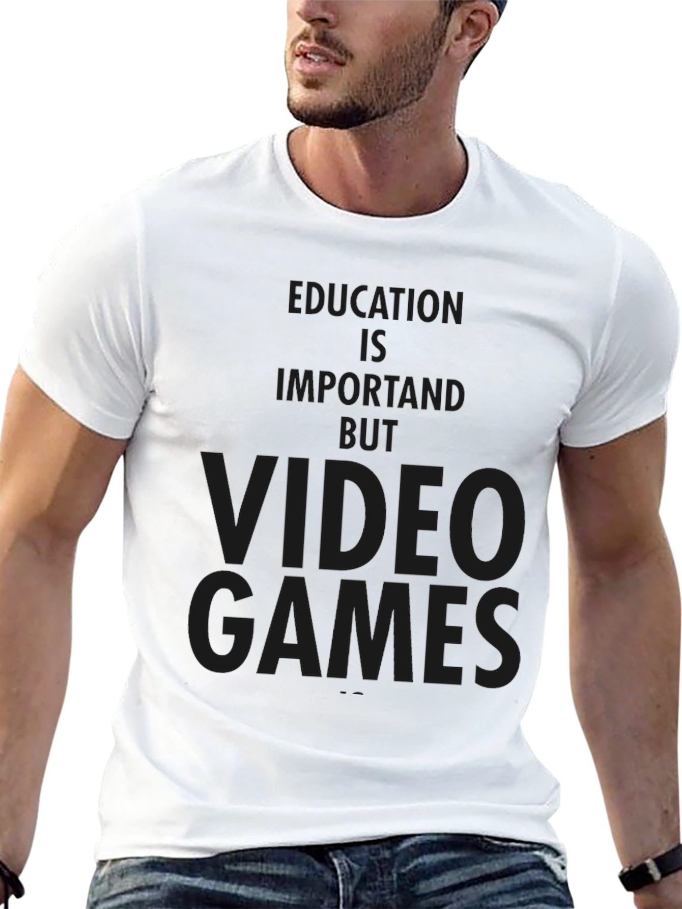 Video Games Tee - Education is Important But...