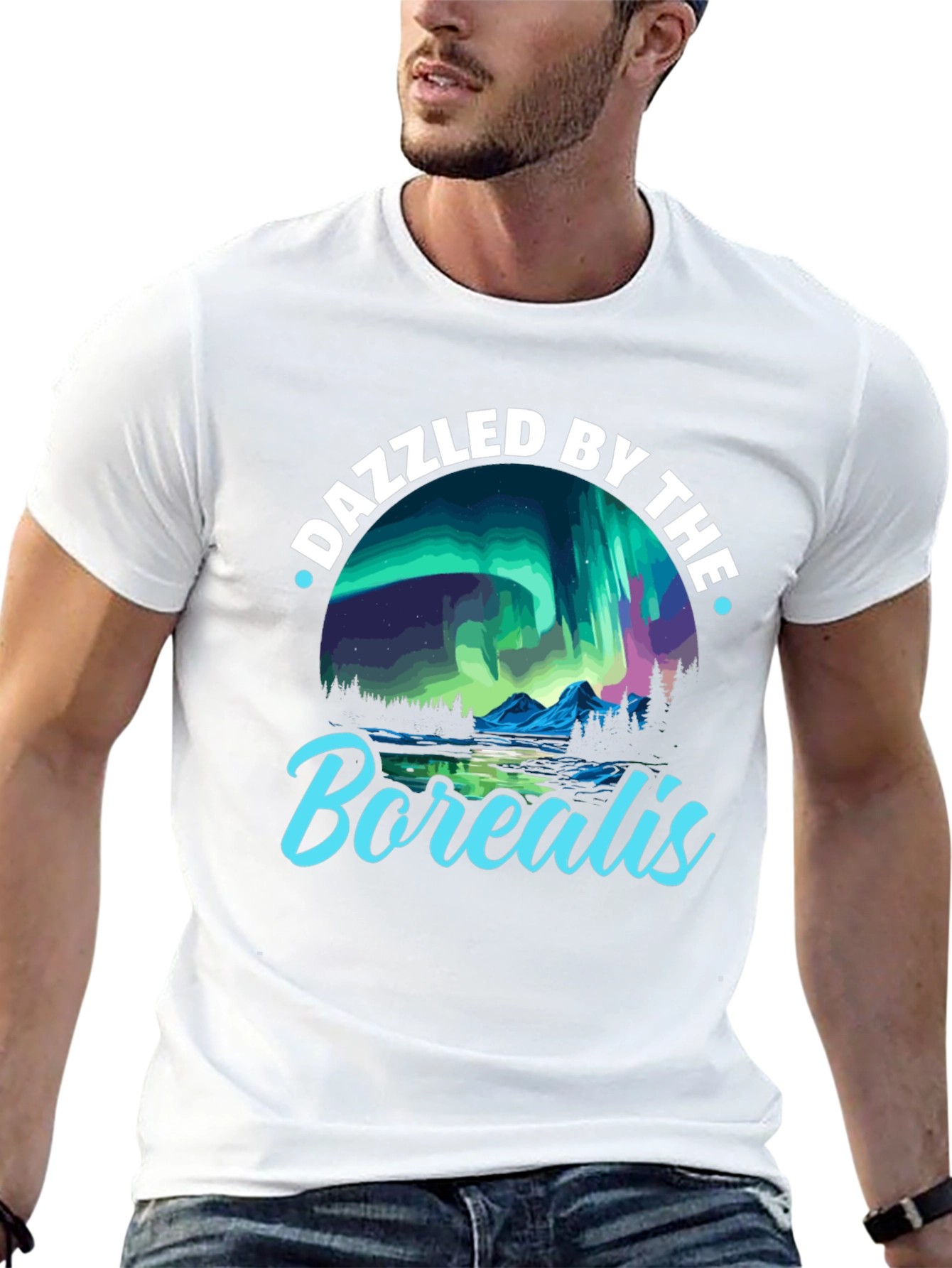 Dazzled by the Borealis Graphic Tee