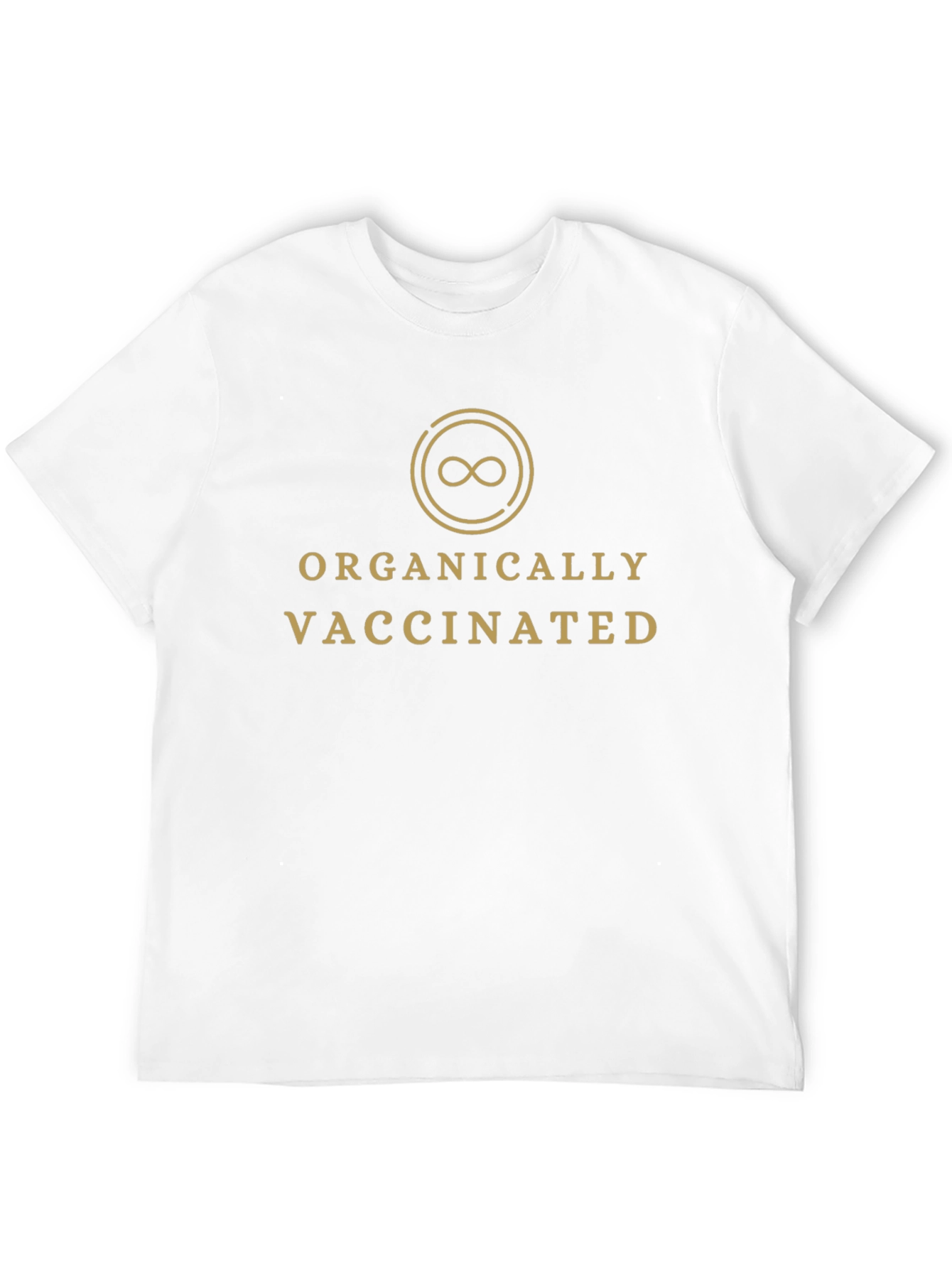 Organically Vaccinated Tee - Black Cotton Blend