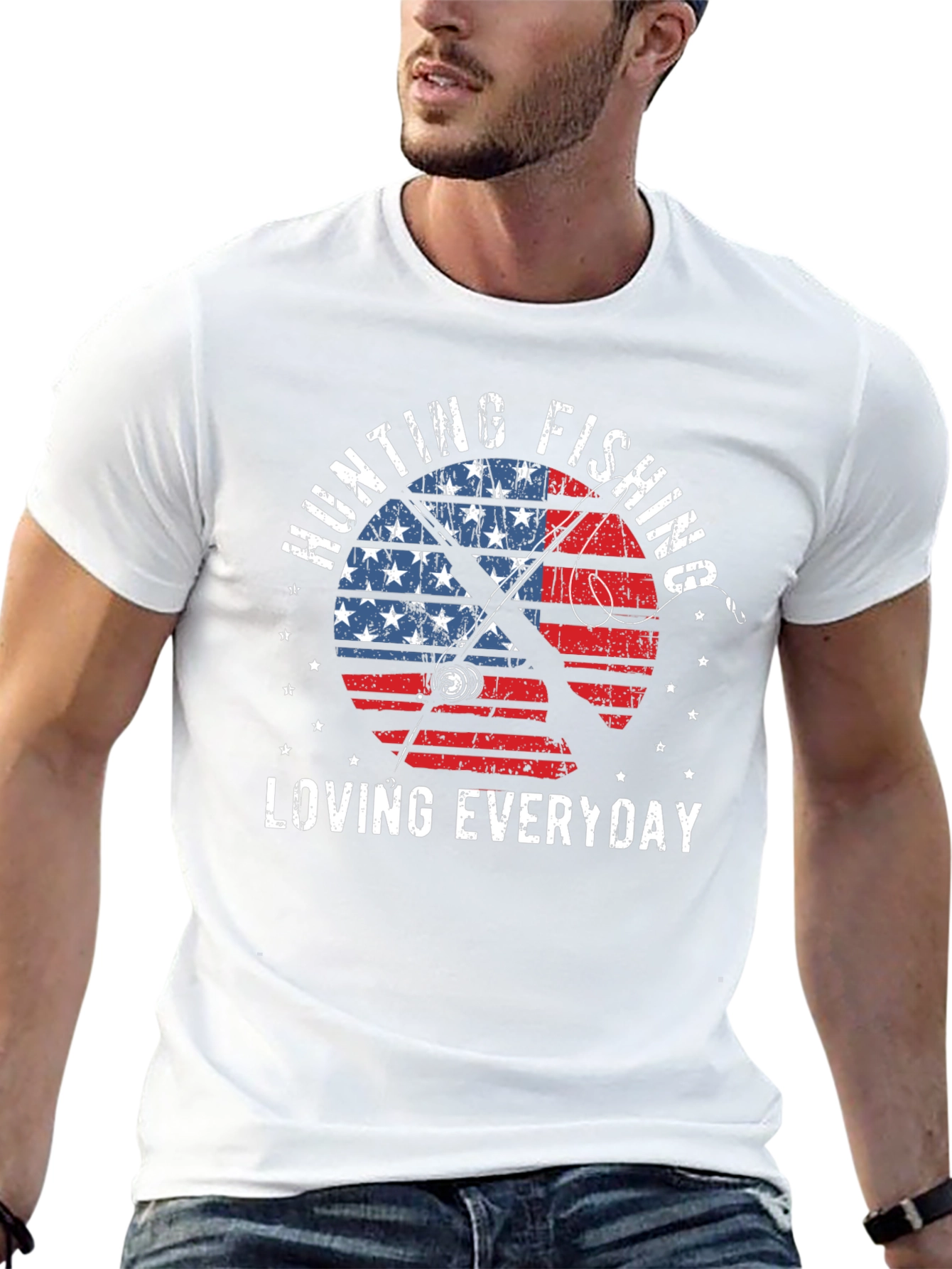Hunting Fishing Everyday Patriotic T-Shirt